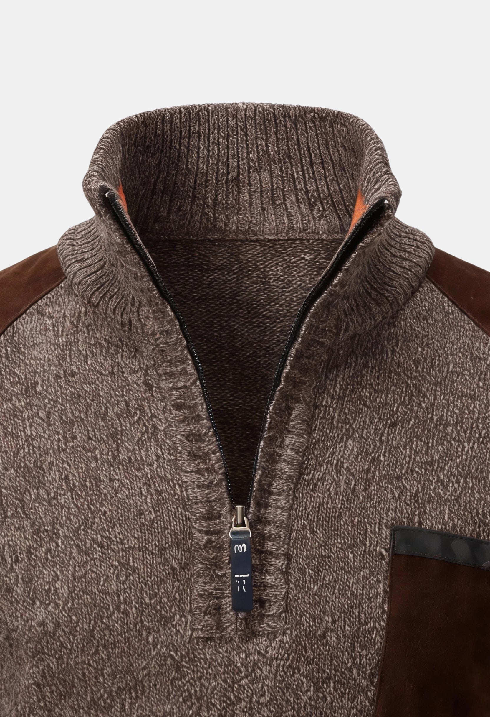 Men’s Half-Zip Smart Casual Knit Sweater