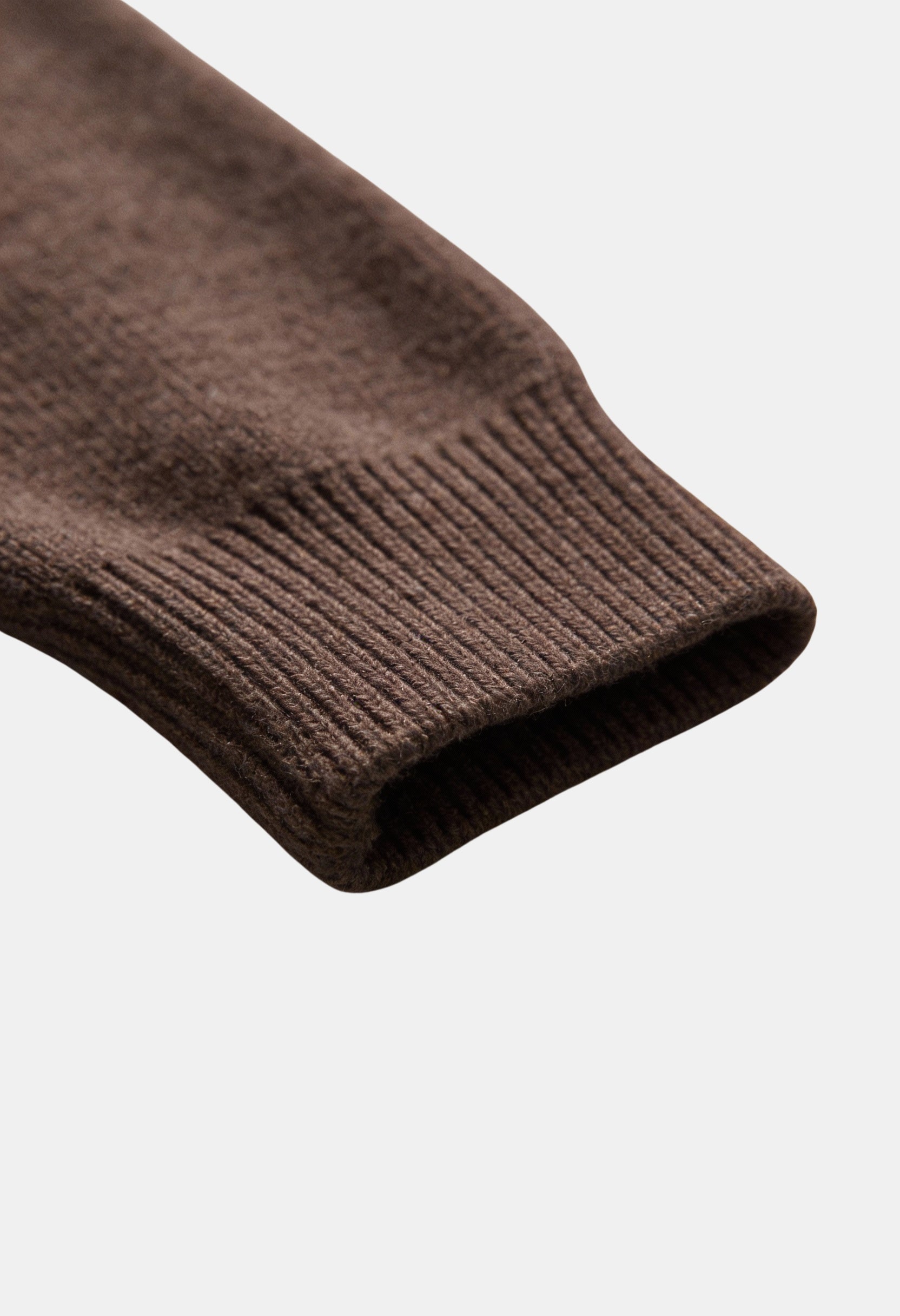 Refined Men’s Zip-Up Wool Sweater