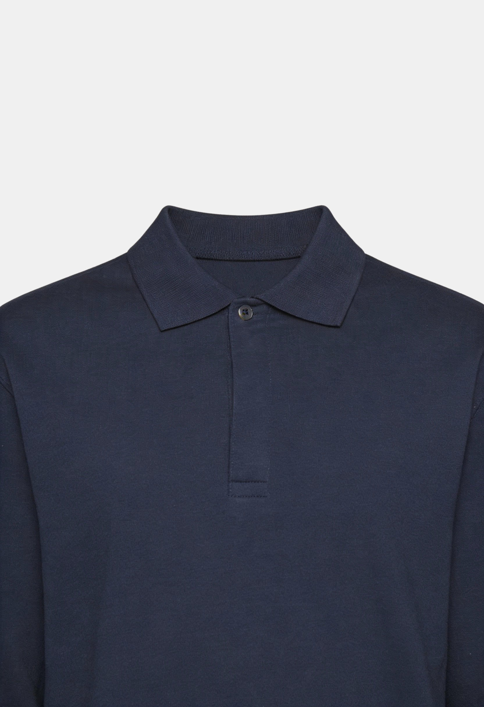 Men’s Casual Long-Sleeve Polo Shirt