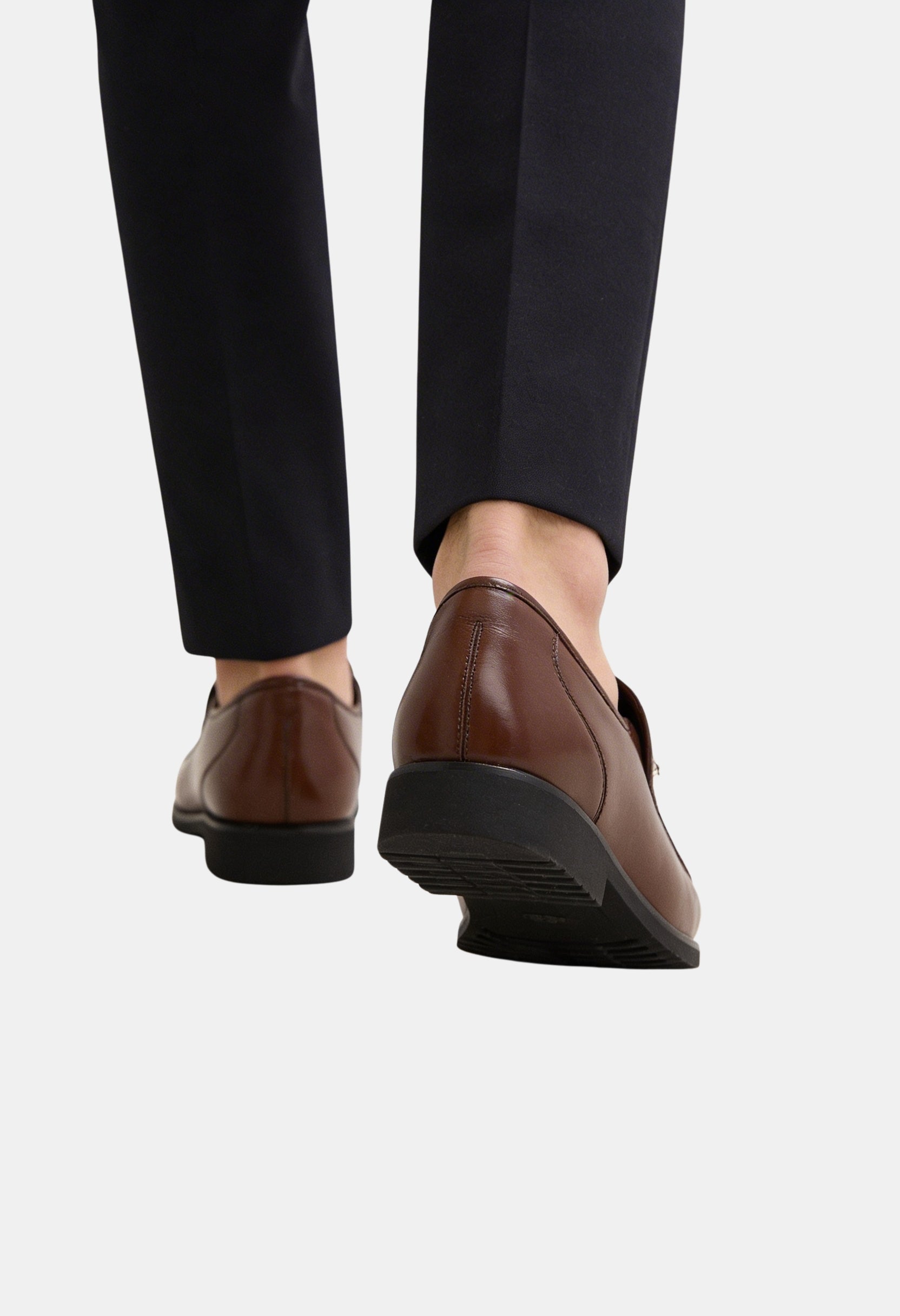 Classic Leather Slip-On Loafers