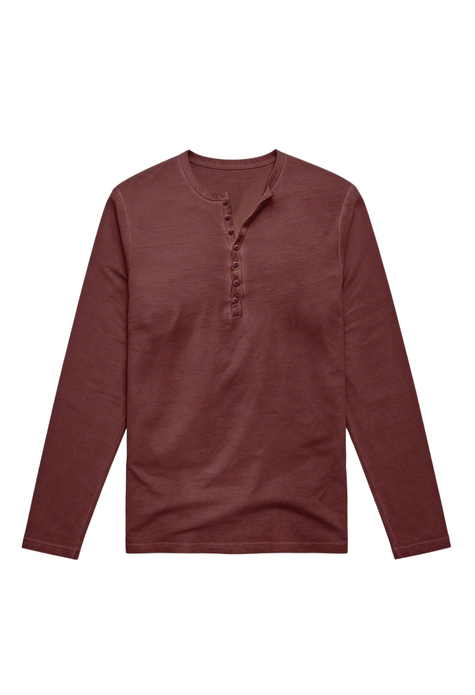 Classic Long Sleeve Henley Shirt