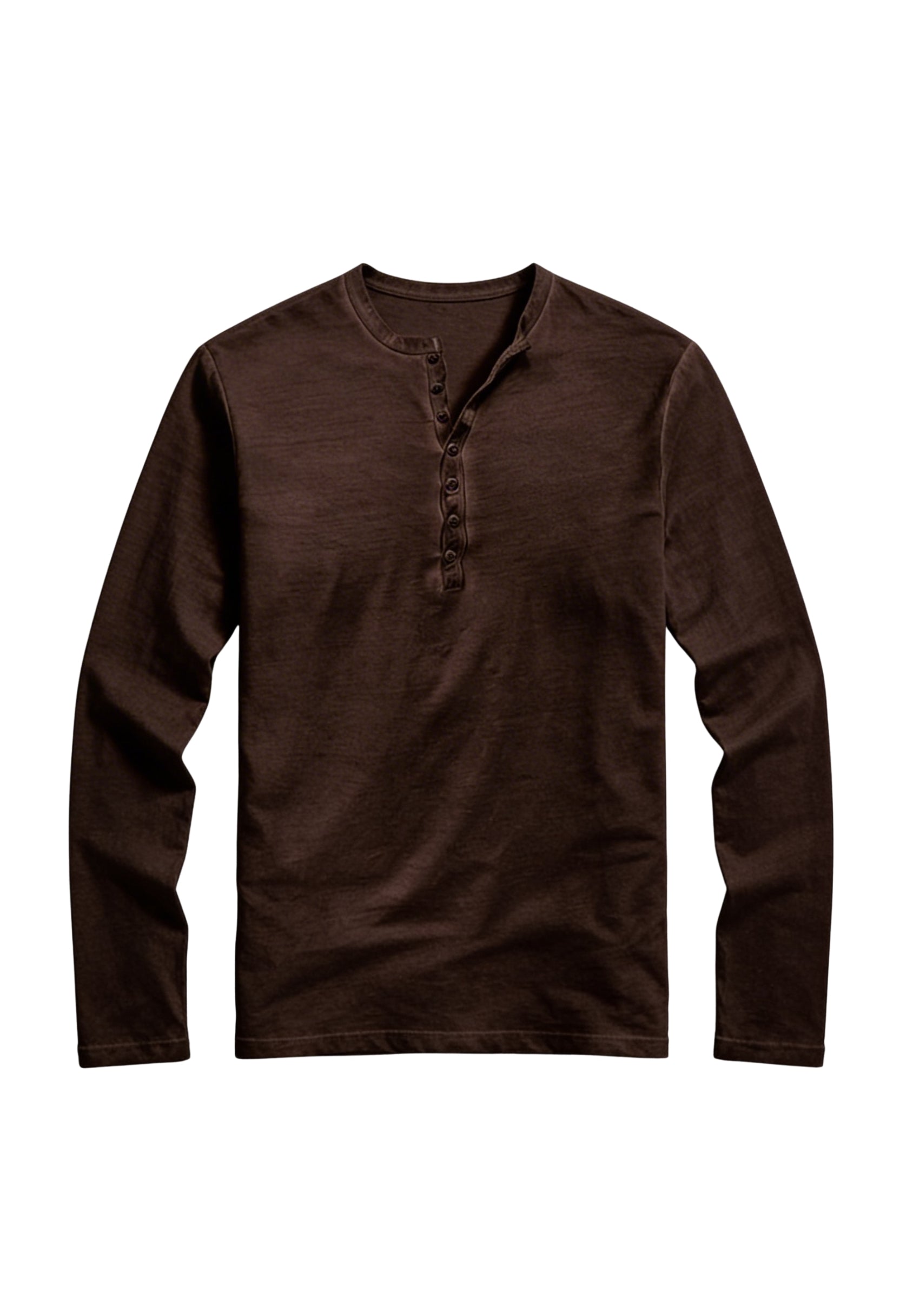 Classic Long Sleeve Henley Shirt