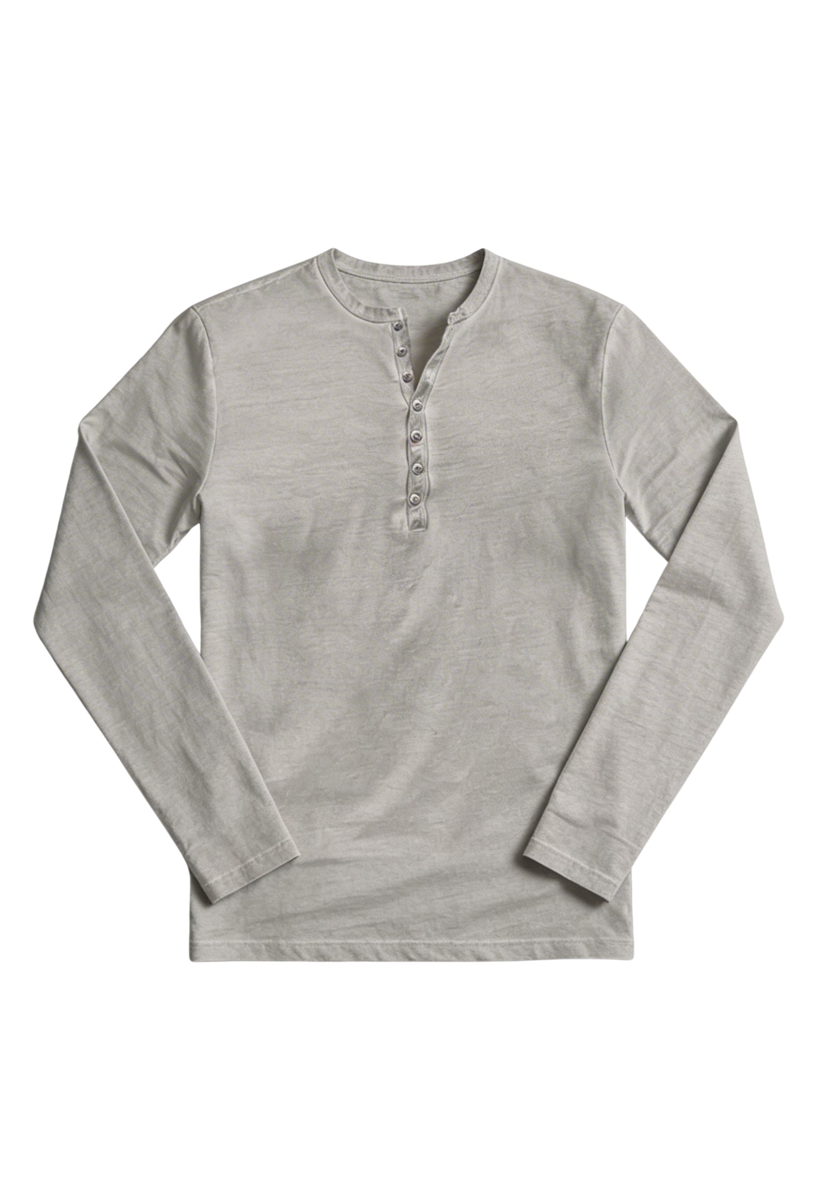 Classic Long Sleeve Henley Shirt