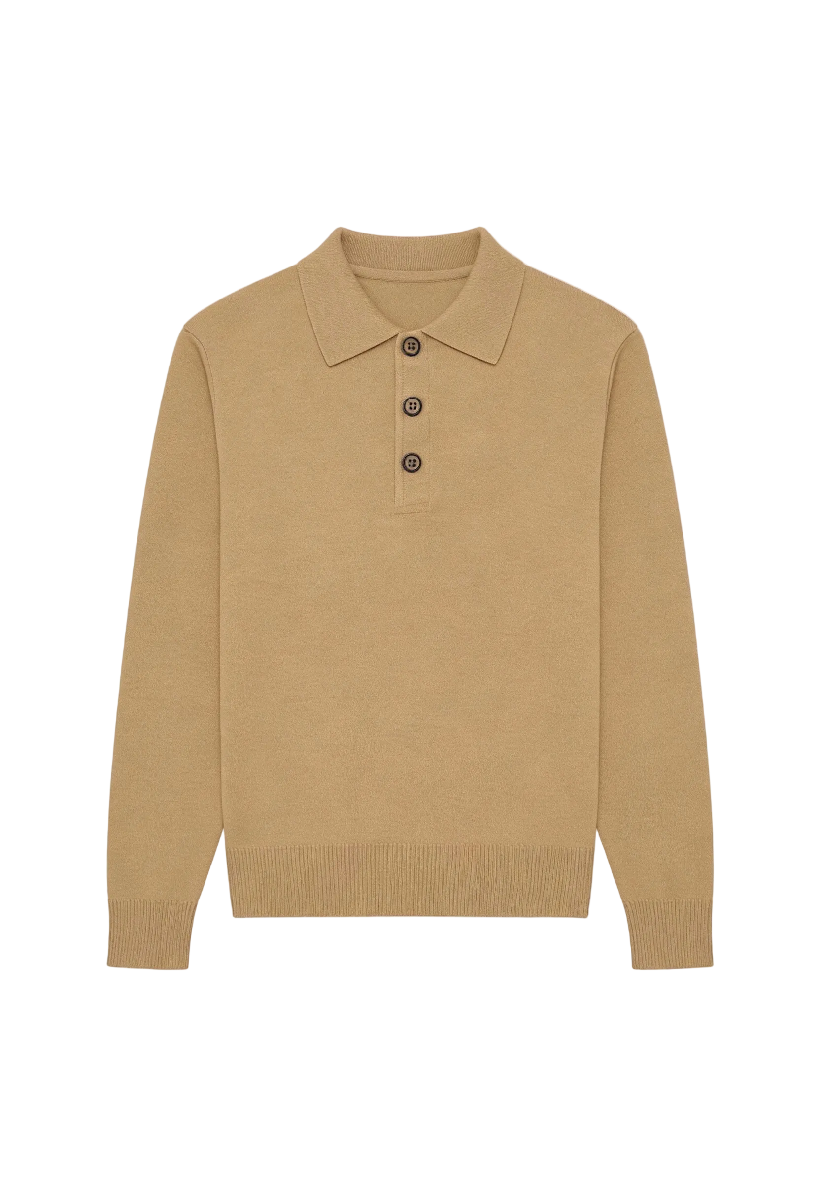 Classic Men’s Long Sleeve Polo Shirt