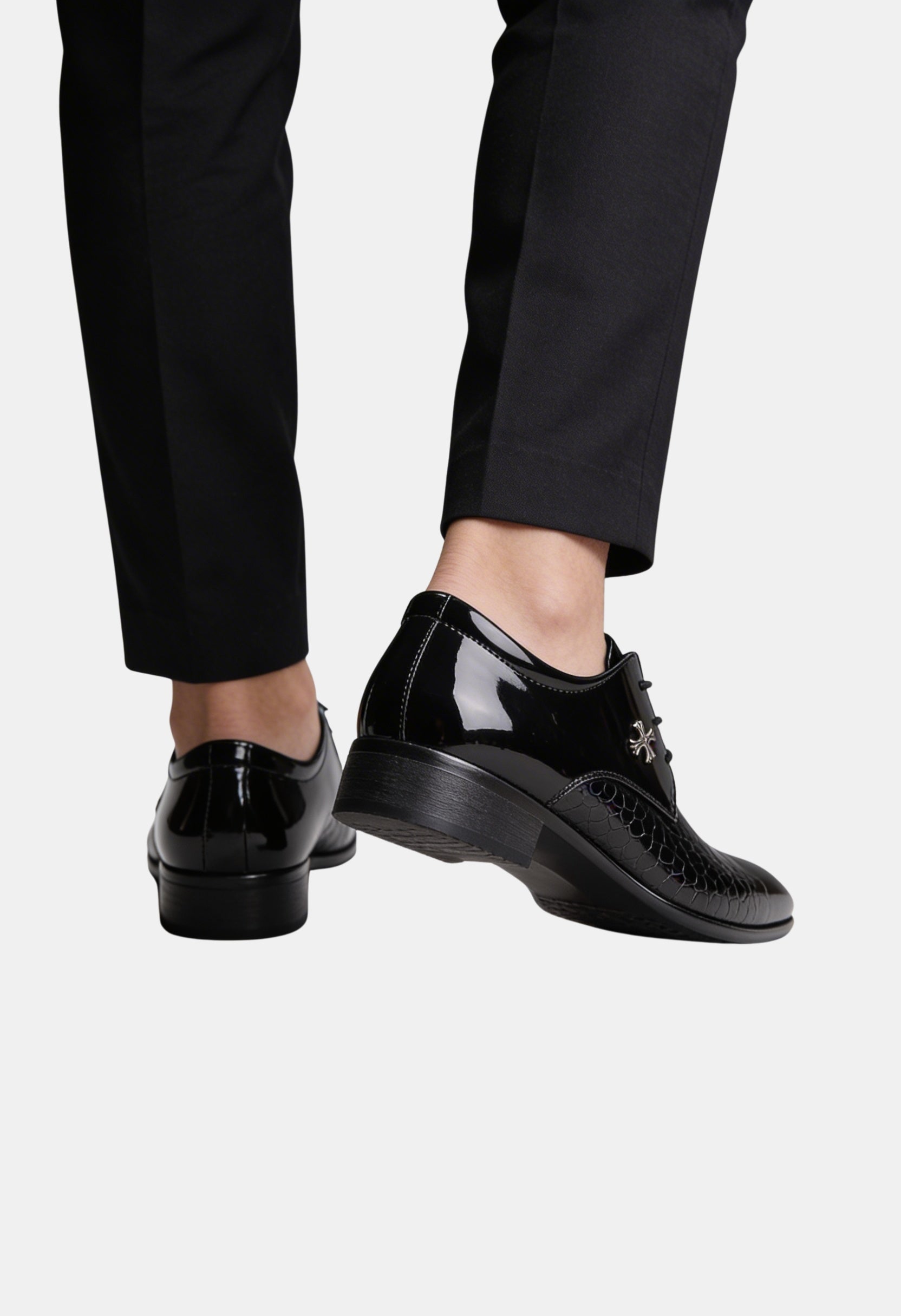 Classic Patent Leather Oxford Shoes