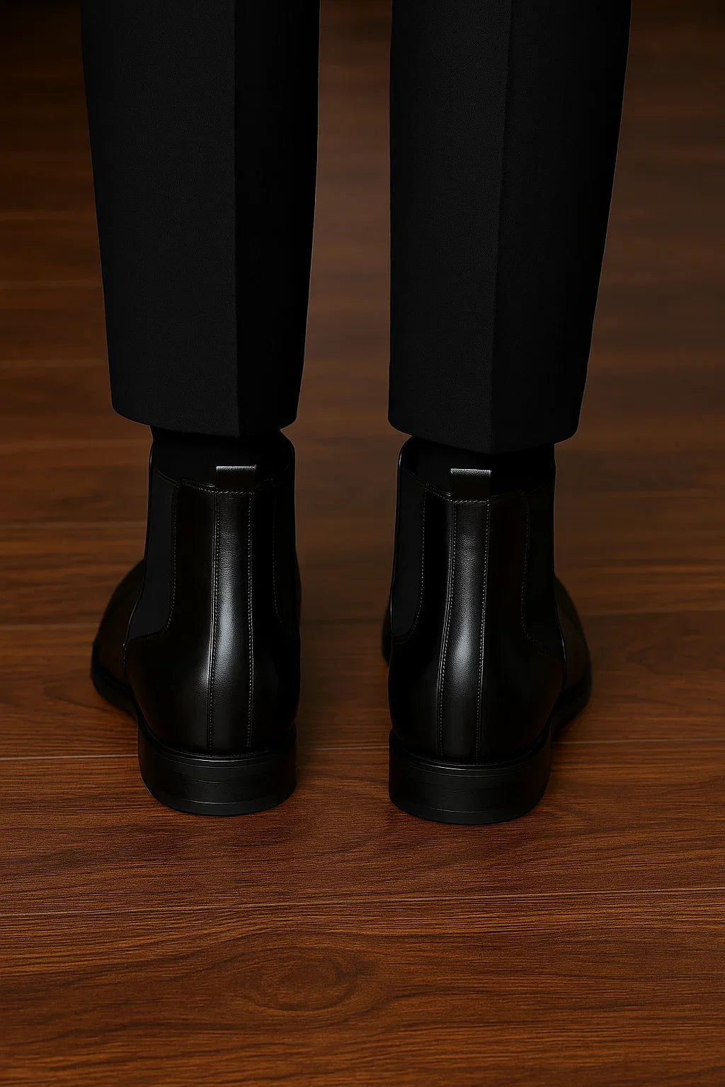 Classic Slip-On Leather Chelsea Boots for Men