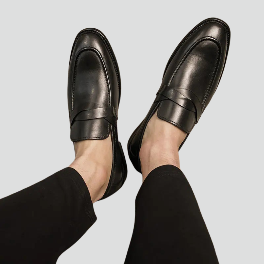 Classic Slip-On Leather Formal Shoes for Men