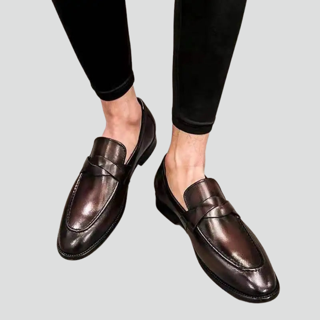 Classic Slip-On Leather Formal Shoes for Men