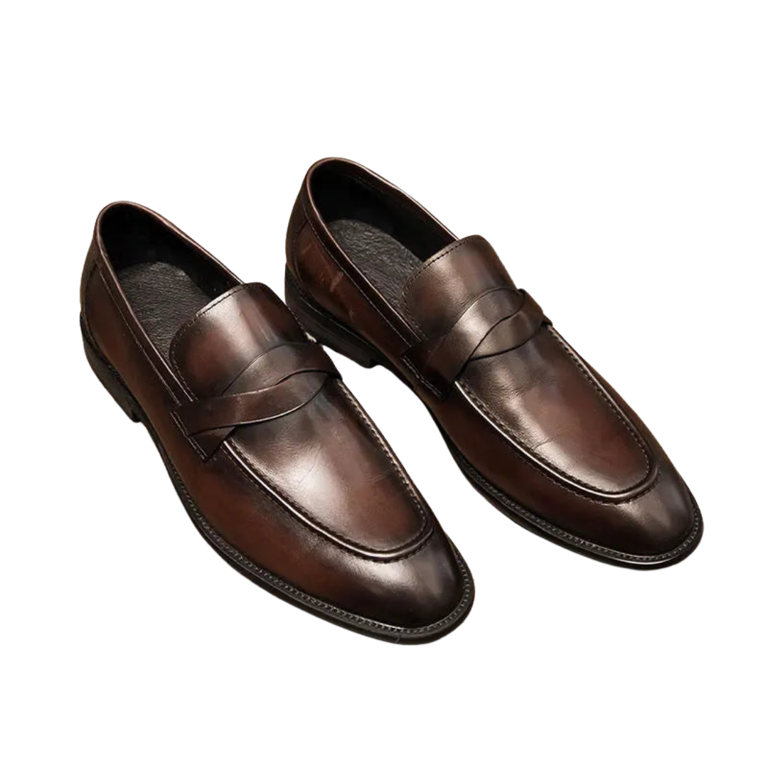 Classic Slip-On Leather Formal Shoes for Men