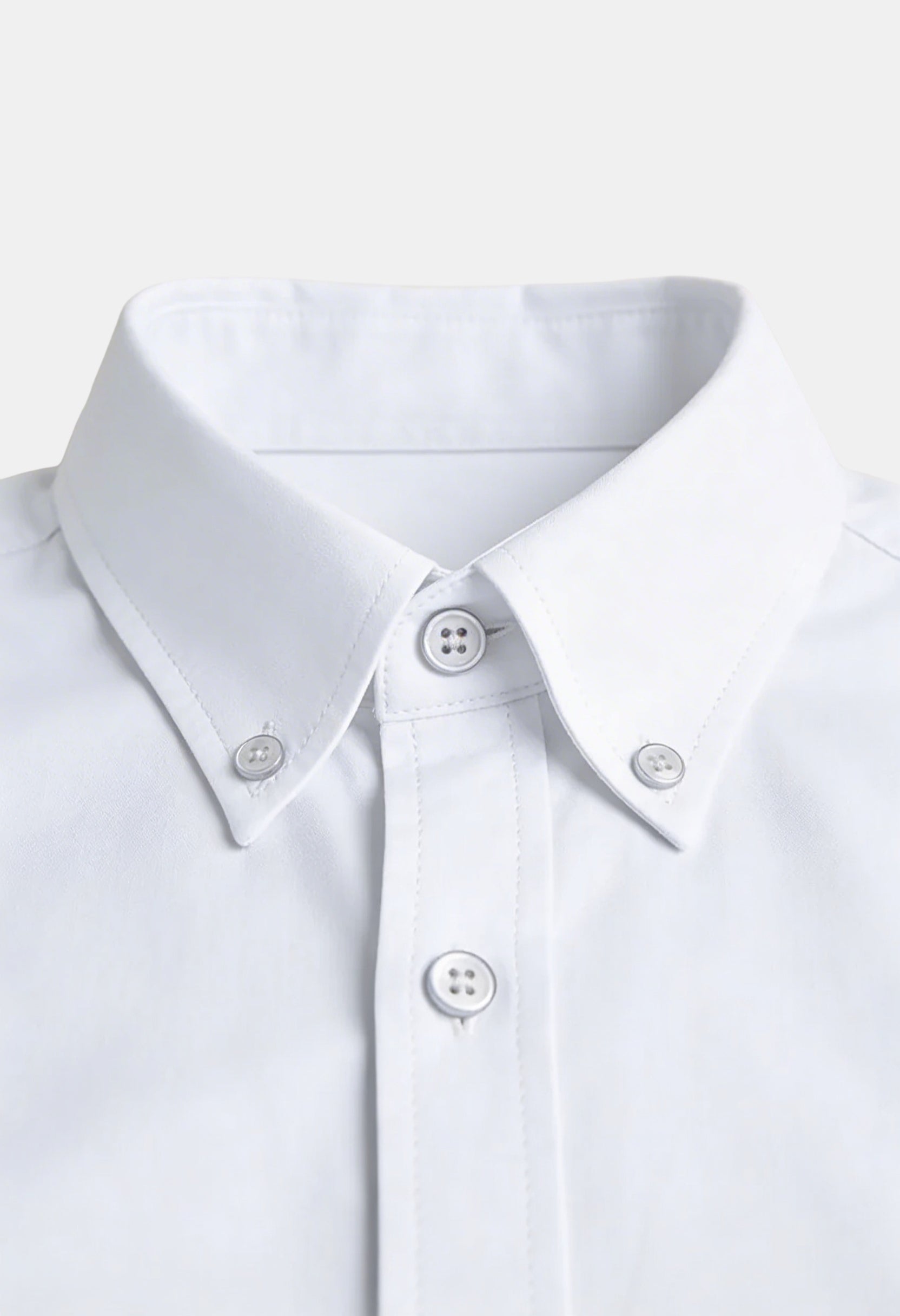 Clean Long Sleeve Classic Button-Up Shirt