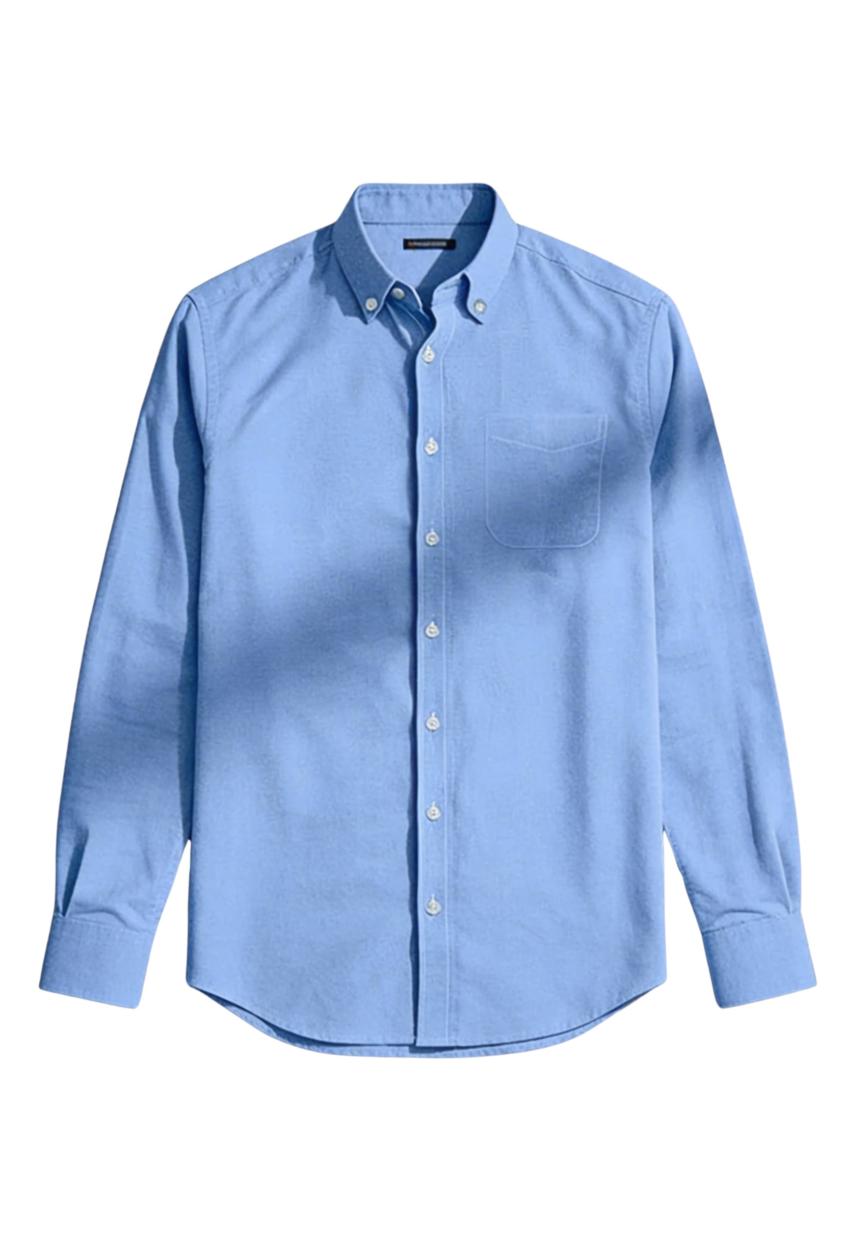 Clean Long Sleeve Classic Button-Up Shirt