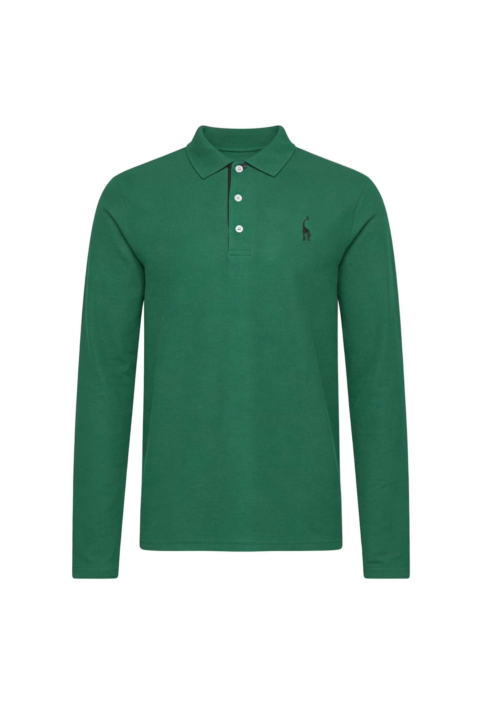 Men Classic Long-Sleeve Polo Shirt