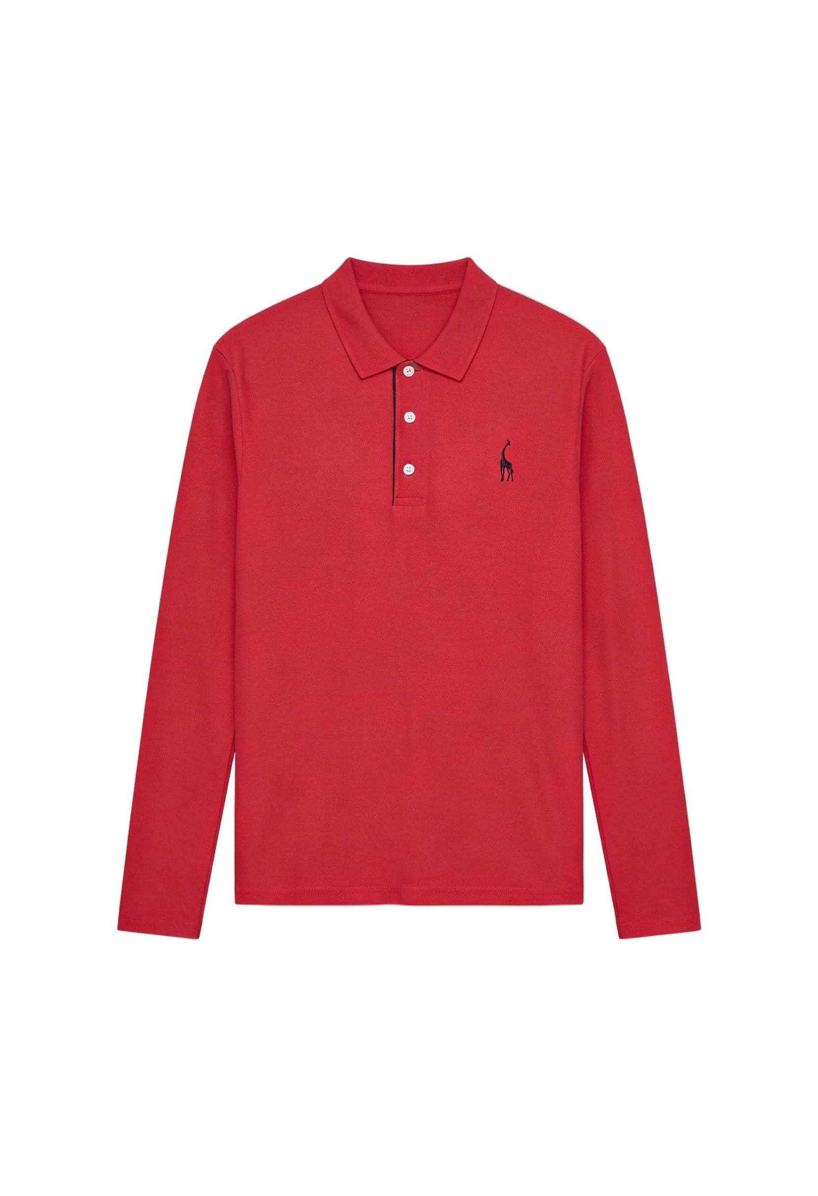 Men Classic Long-Sleeve Polo Shirt