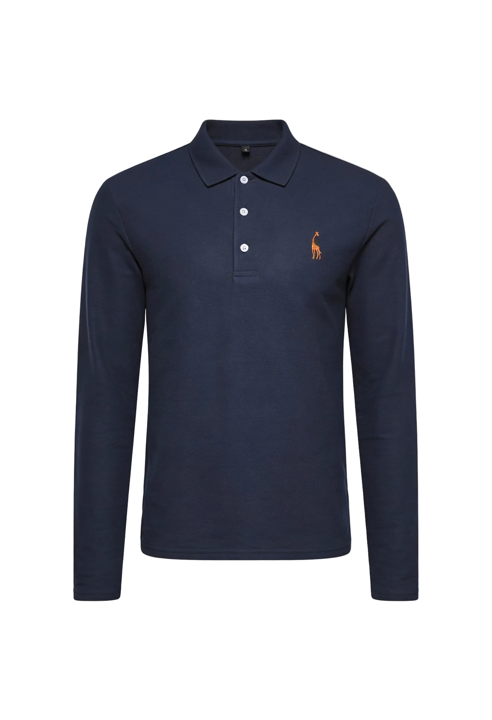 Men Classic Long-Sleeve Polo Shirt