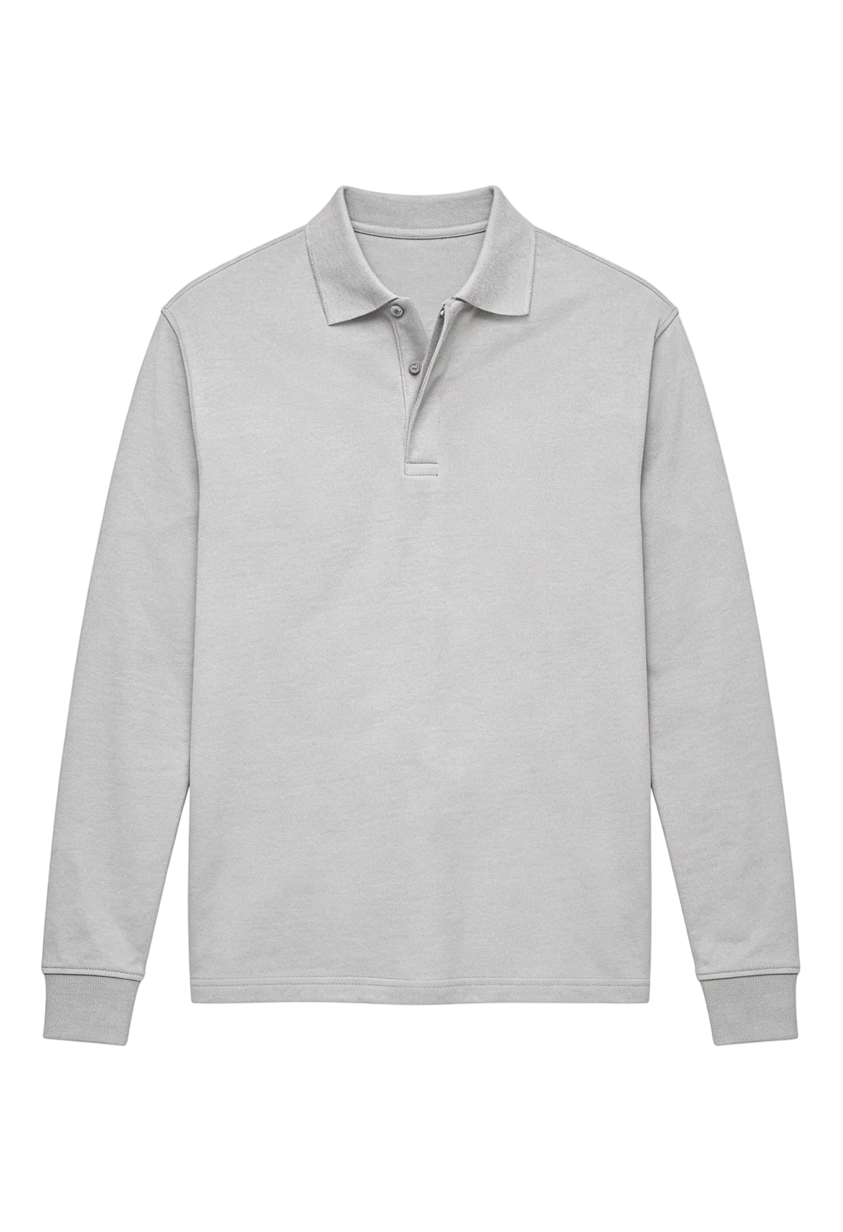 Men’s Casual Long-Sleeve Polo Shirt