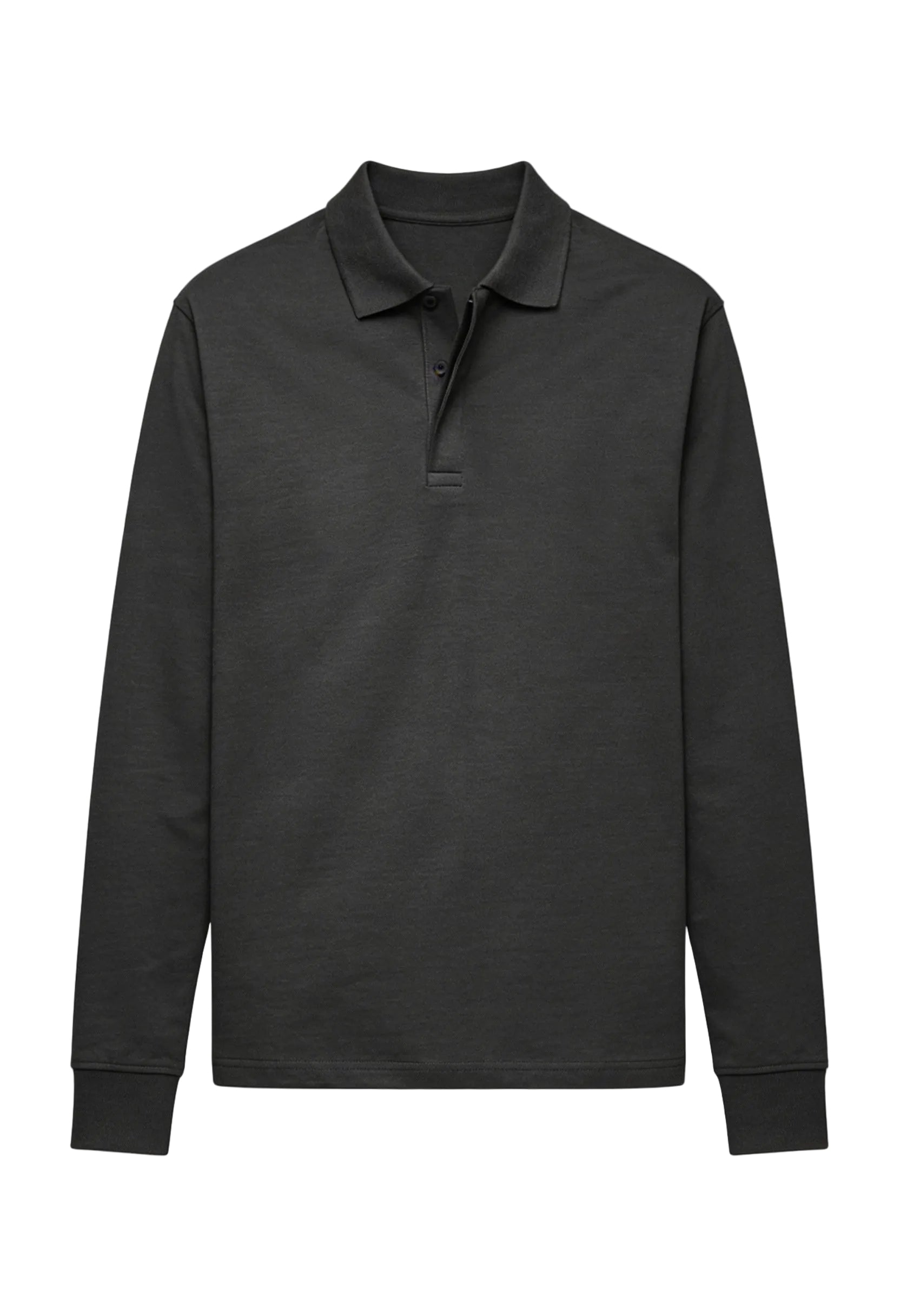 Men’s Casual Long-Sleeve Polo Shirt