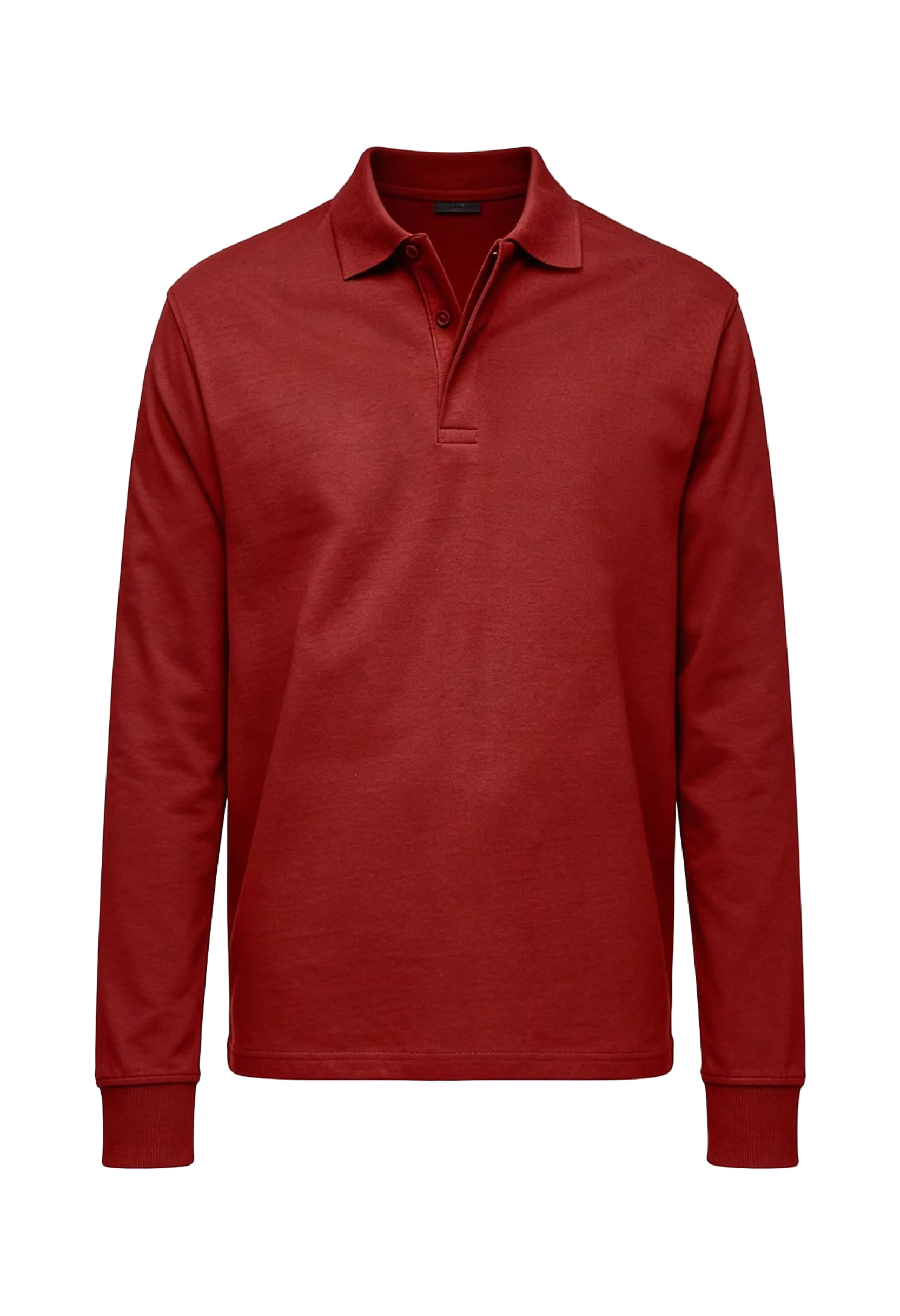 Men’s Casual Long-Sleeve Polo Shirt