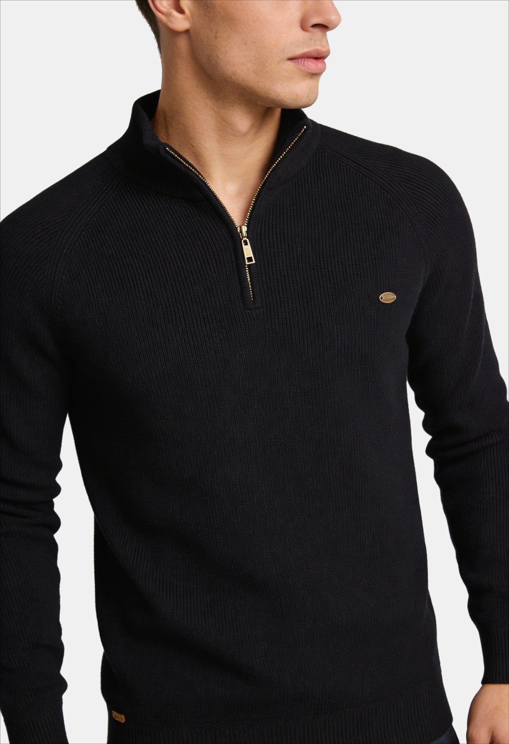 Men’s Classic Half-Zip Knitted Sweater