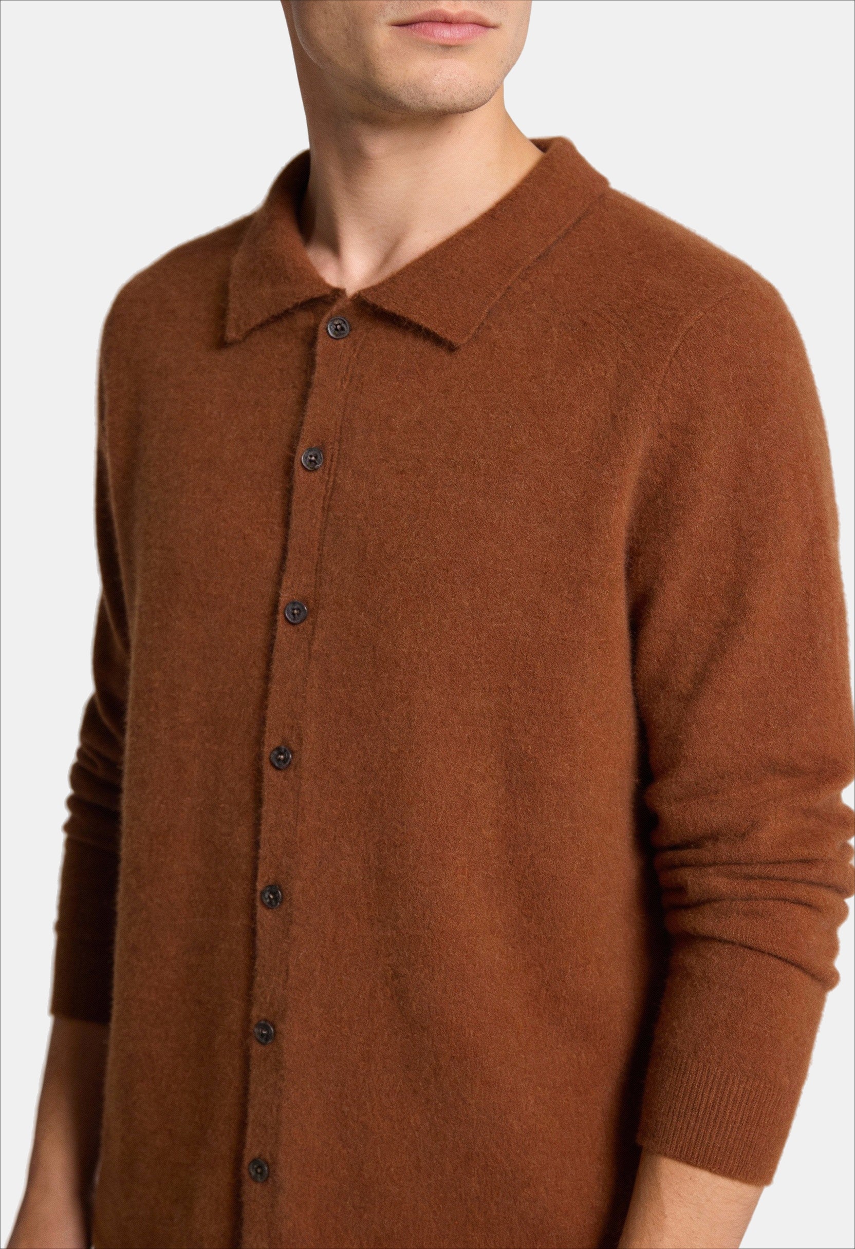 Men’s Polo Button Cardigan