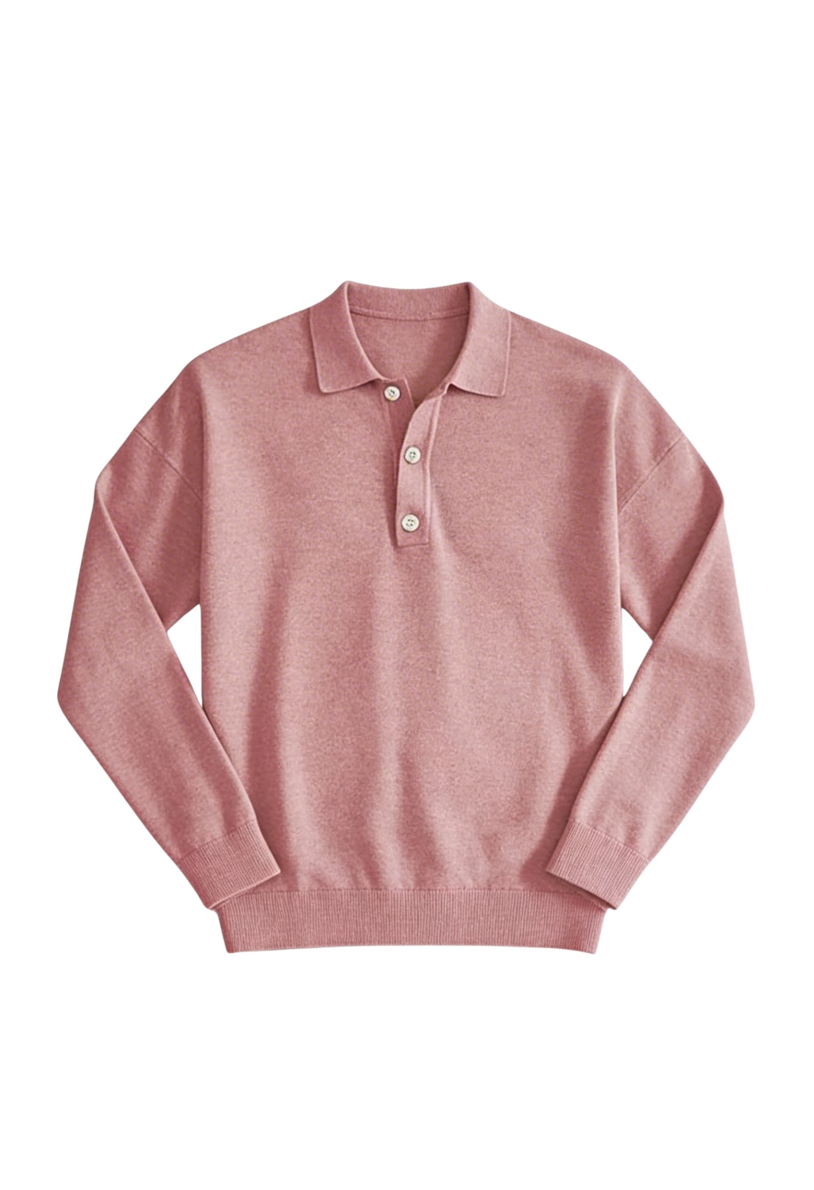 Polished Long Sleeve Polo Jumper