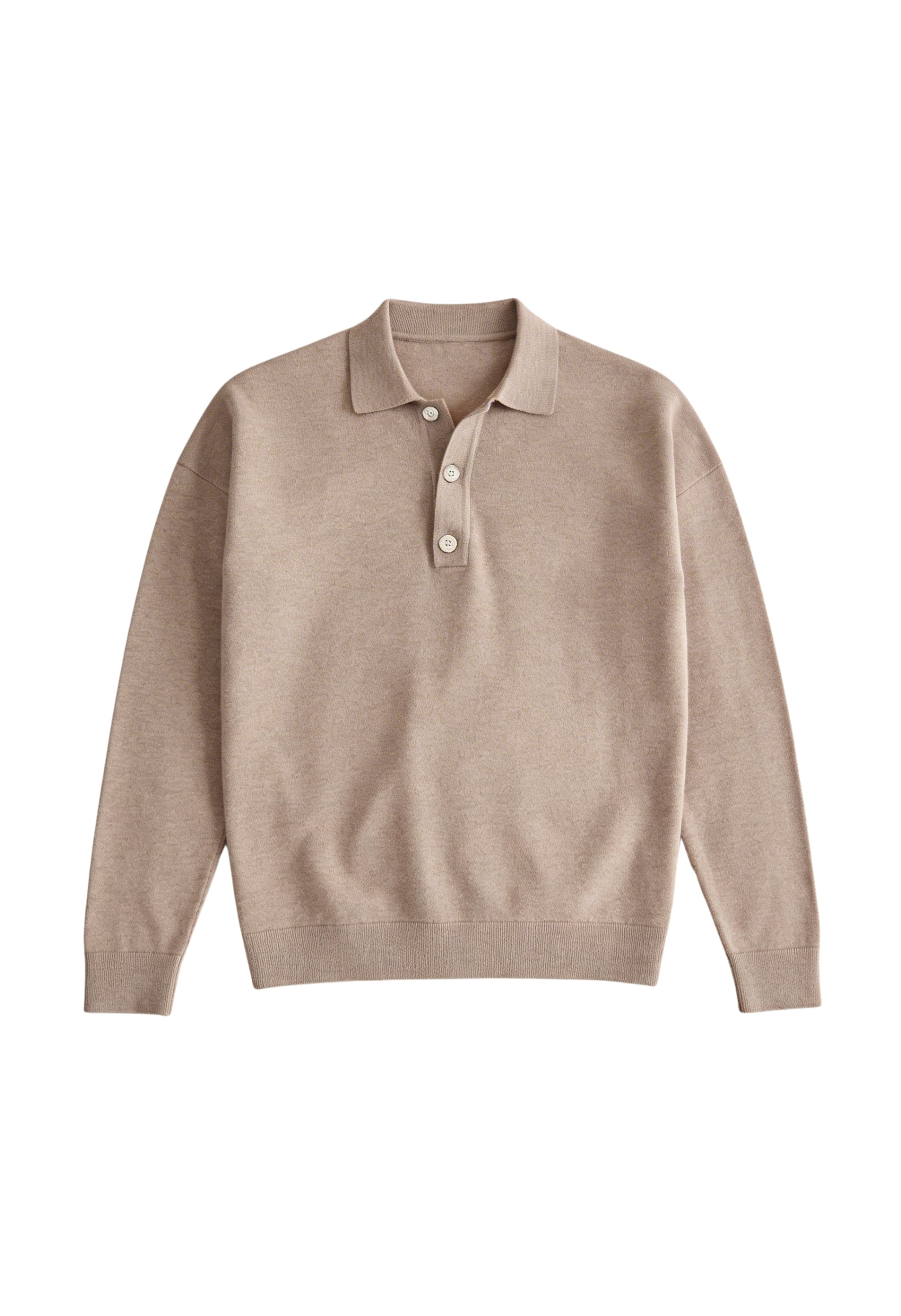Polished Long Sleeve Polo Jumper