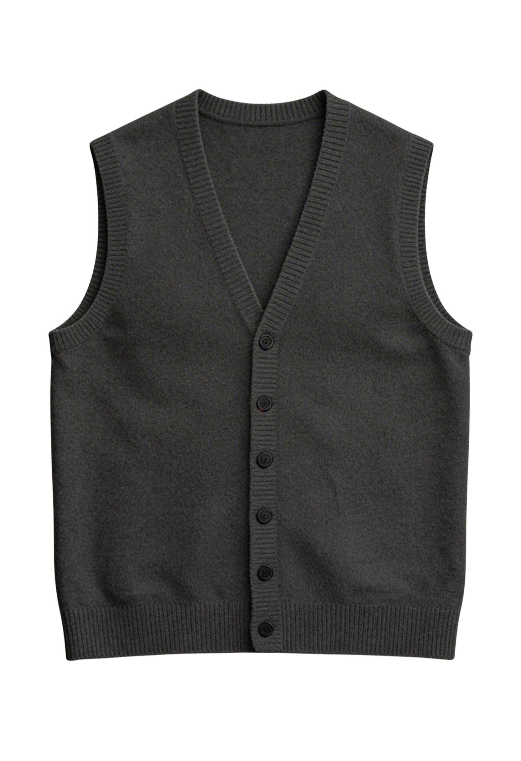 Polished Men’s Ribbed Knit Vest