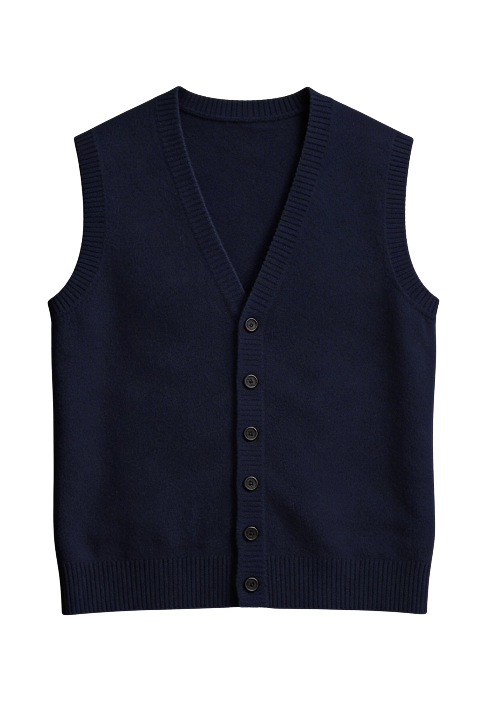 Polished Men’s Ribbed Knit Vest