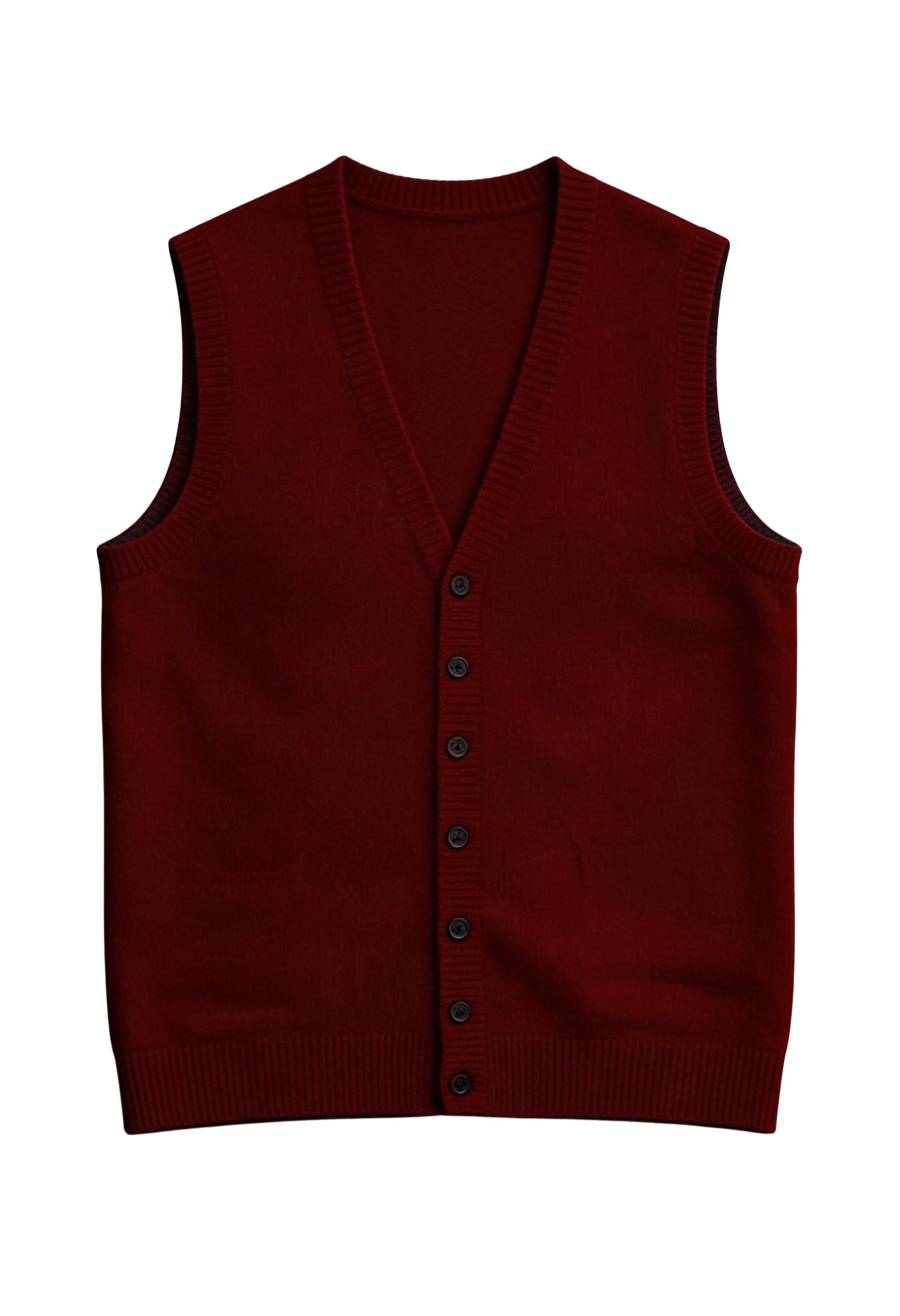 Polished Men’s Ribbed Knit Vest