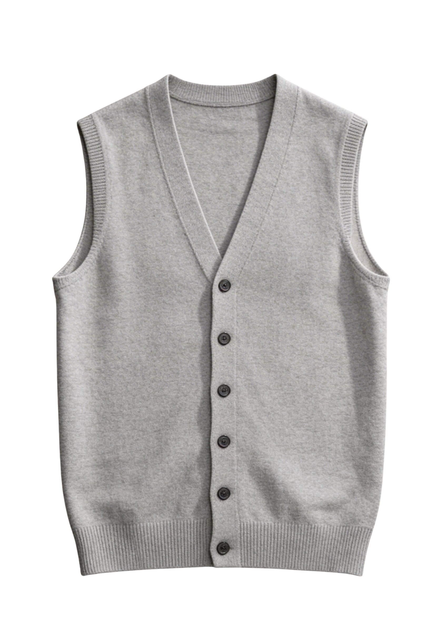 Polished Men’s Ribbed Knit Vest