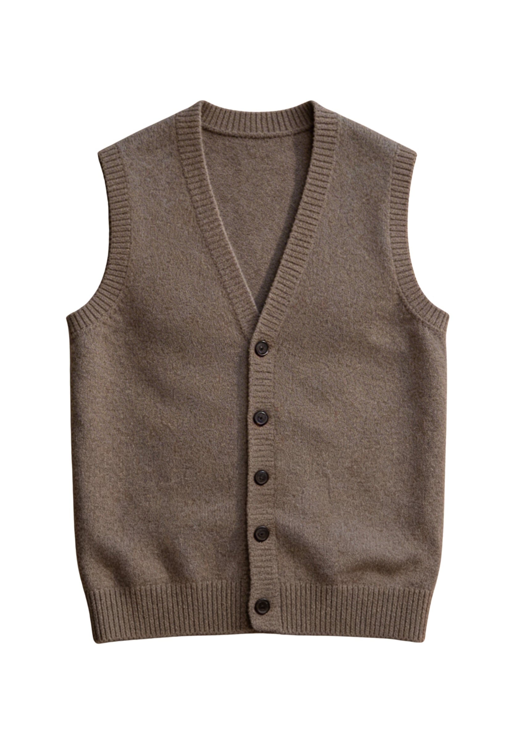 Polished Men’s Ribbed Knit Vest