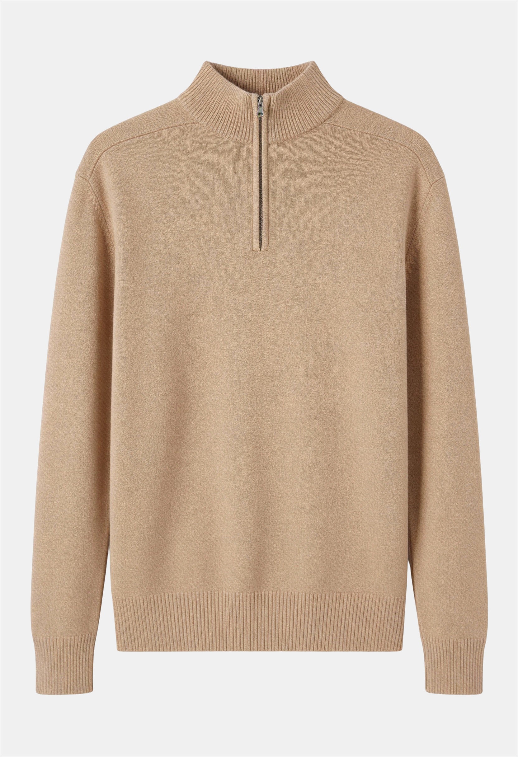 Refined Men's Merino Wool Half Zip Up Jumper