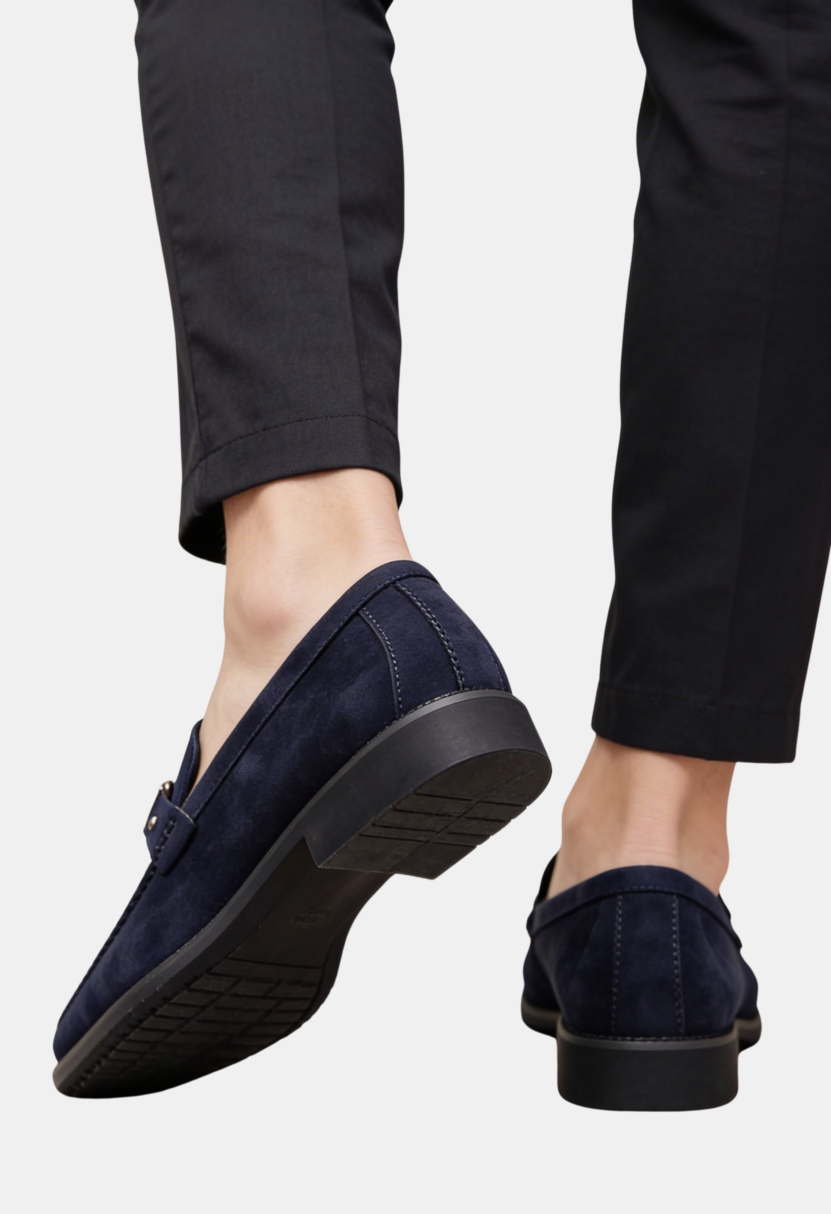 Refined Suede Slip-On Loafers