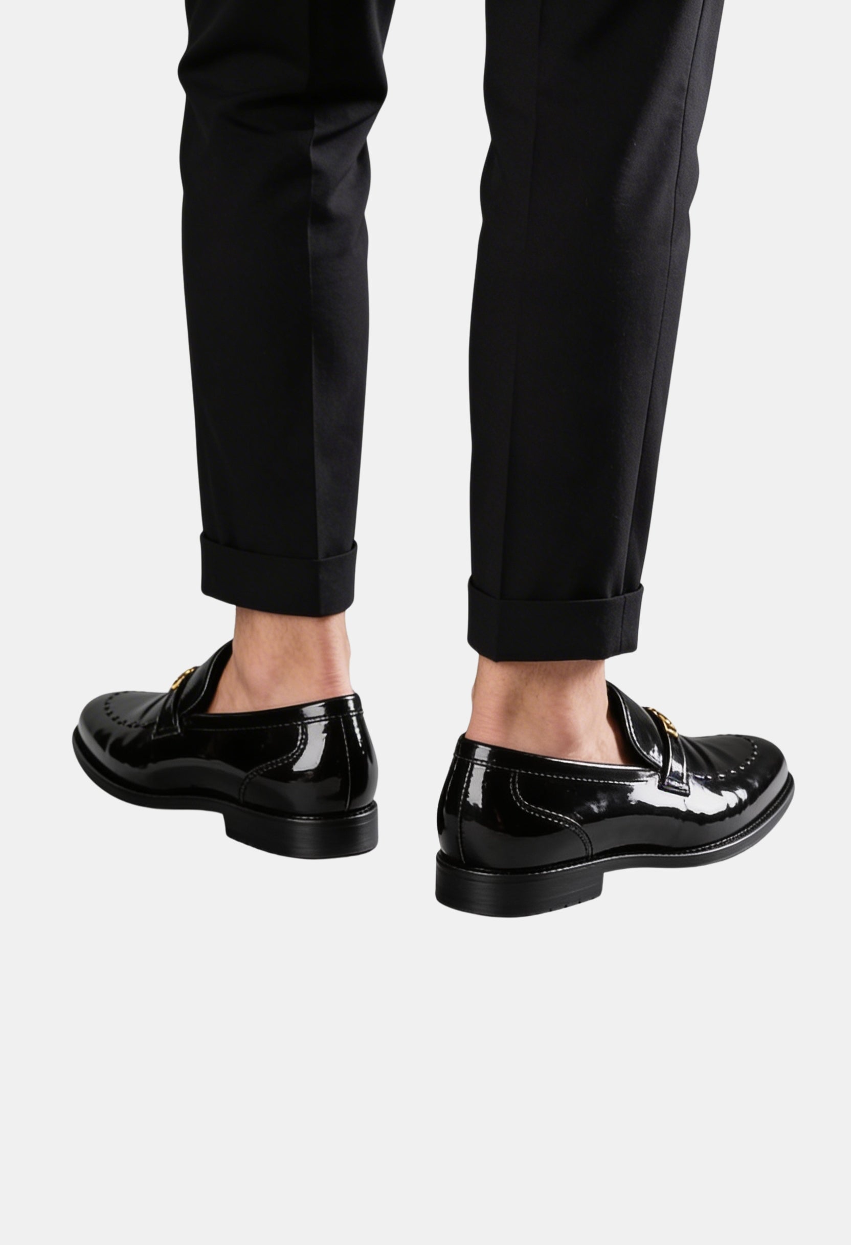 Sharp Patent Leather Loafers