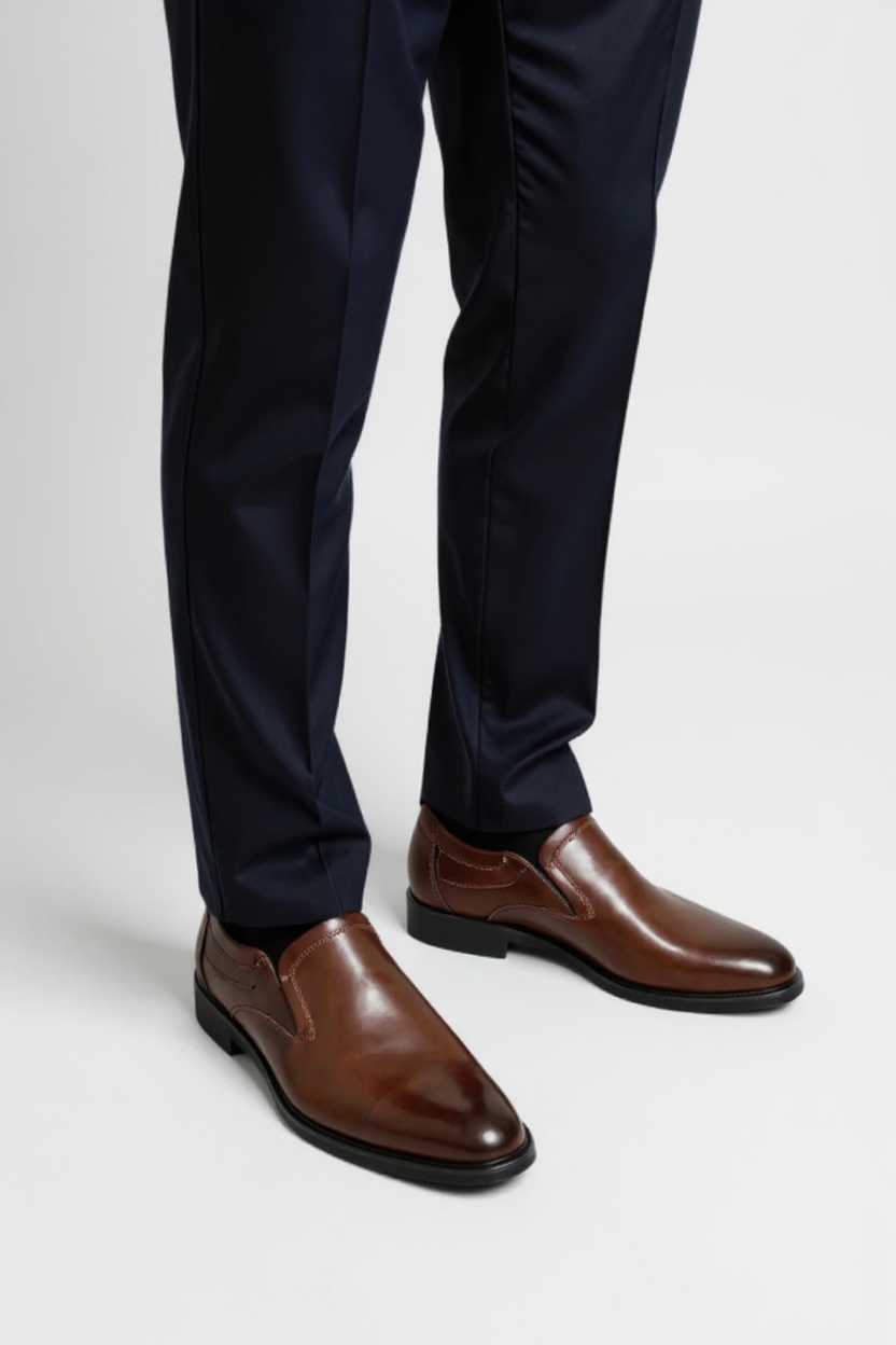 Slip-On Leather Formal Shoes for Men