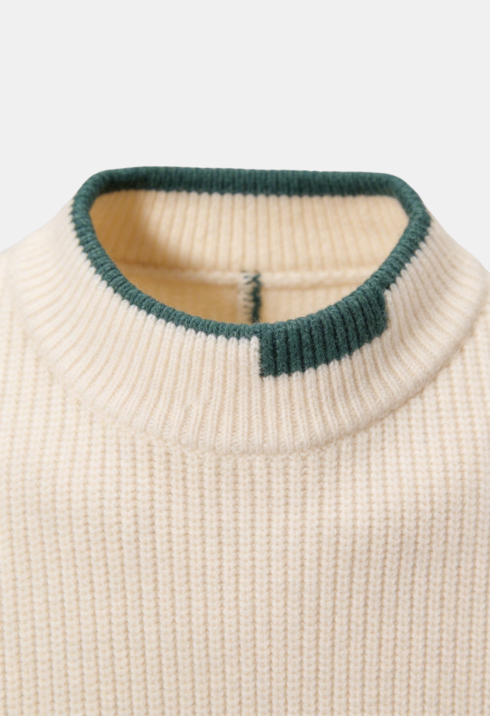 Smart Knit Sweater With Diagonal Design