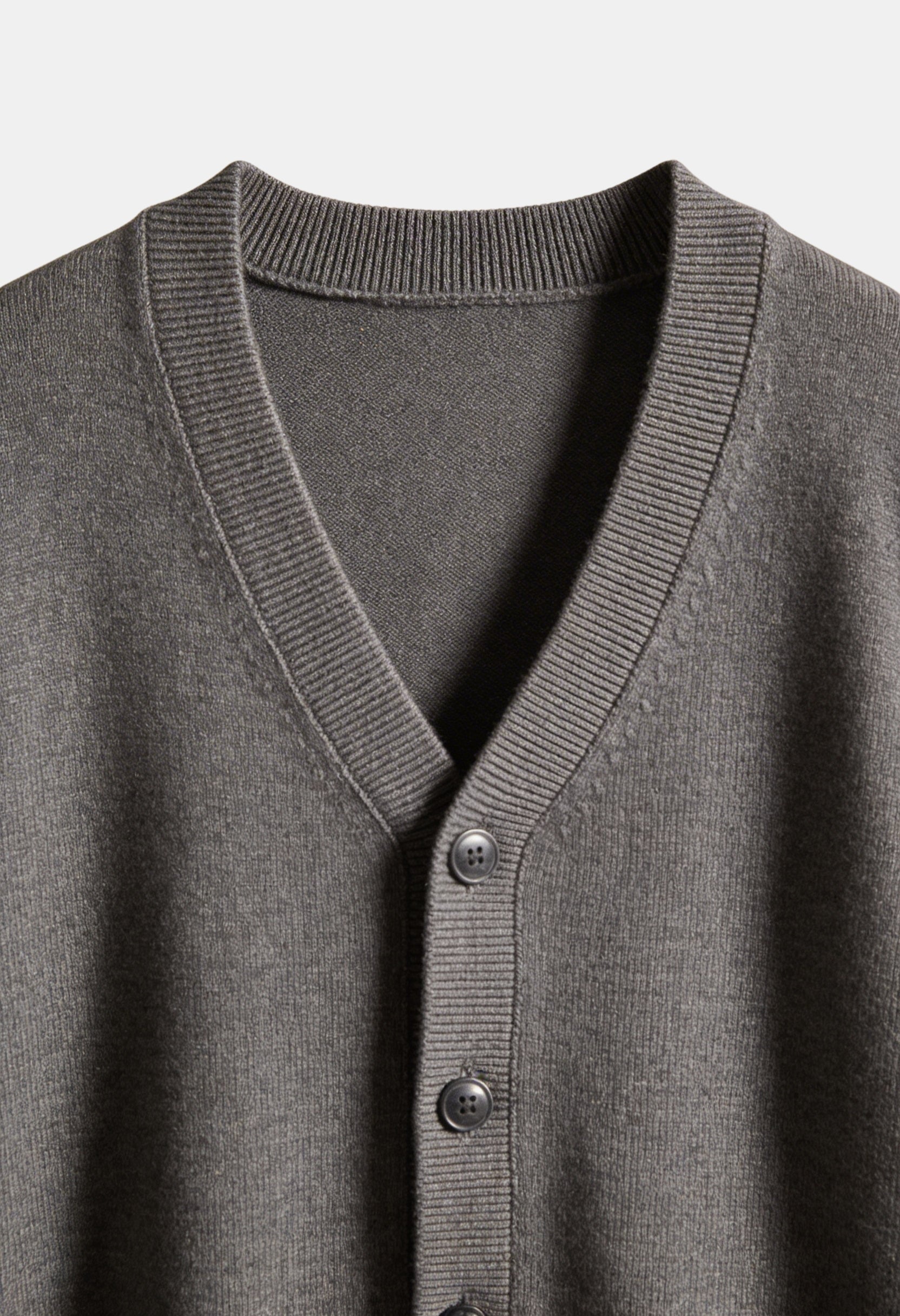 Smart V Neck Button Cardigan