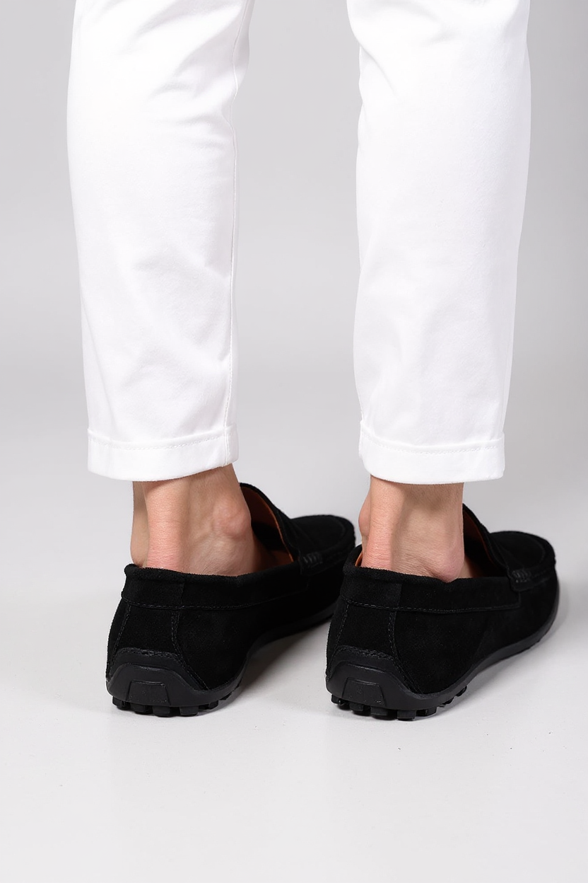 Suede Moccasin Slip-On Shoes for Men