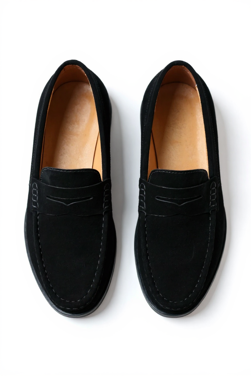 Suede Moccasin Slip-On Shoes for Men