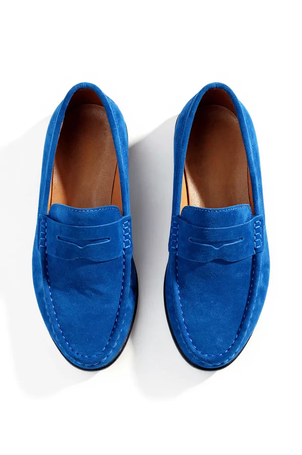 Suede Moccasin Slip-On Shoes for Men