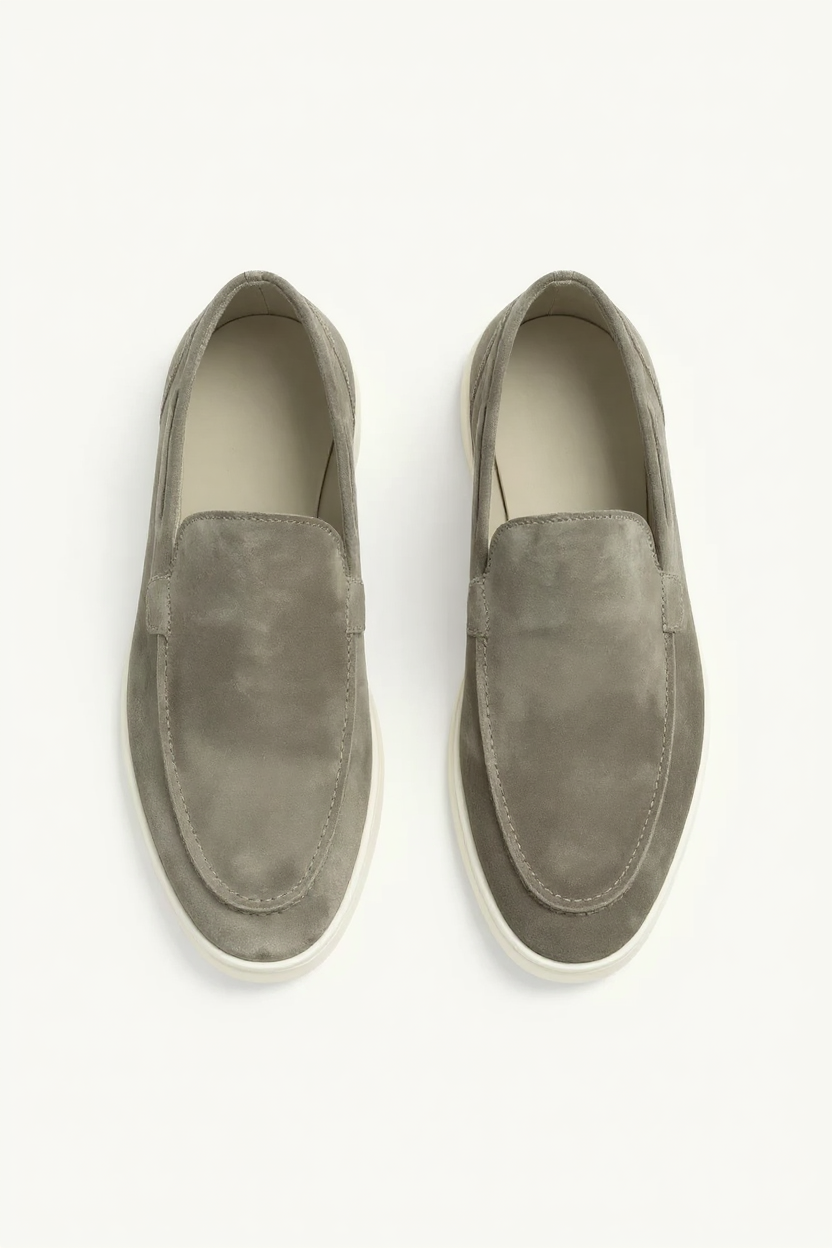 Suede Slip-On Loafers for Men