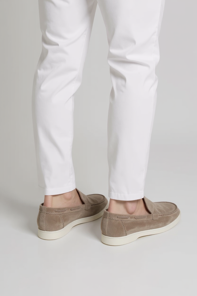 Suede Slip-On Loafers for Men