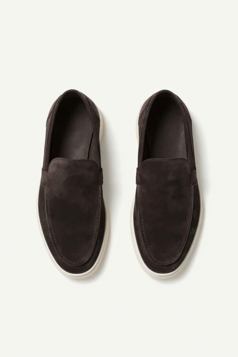 Suede Slip-On Loafers for Men