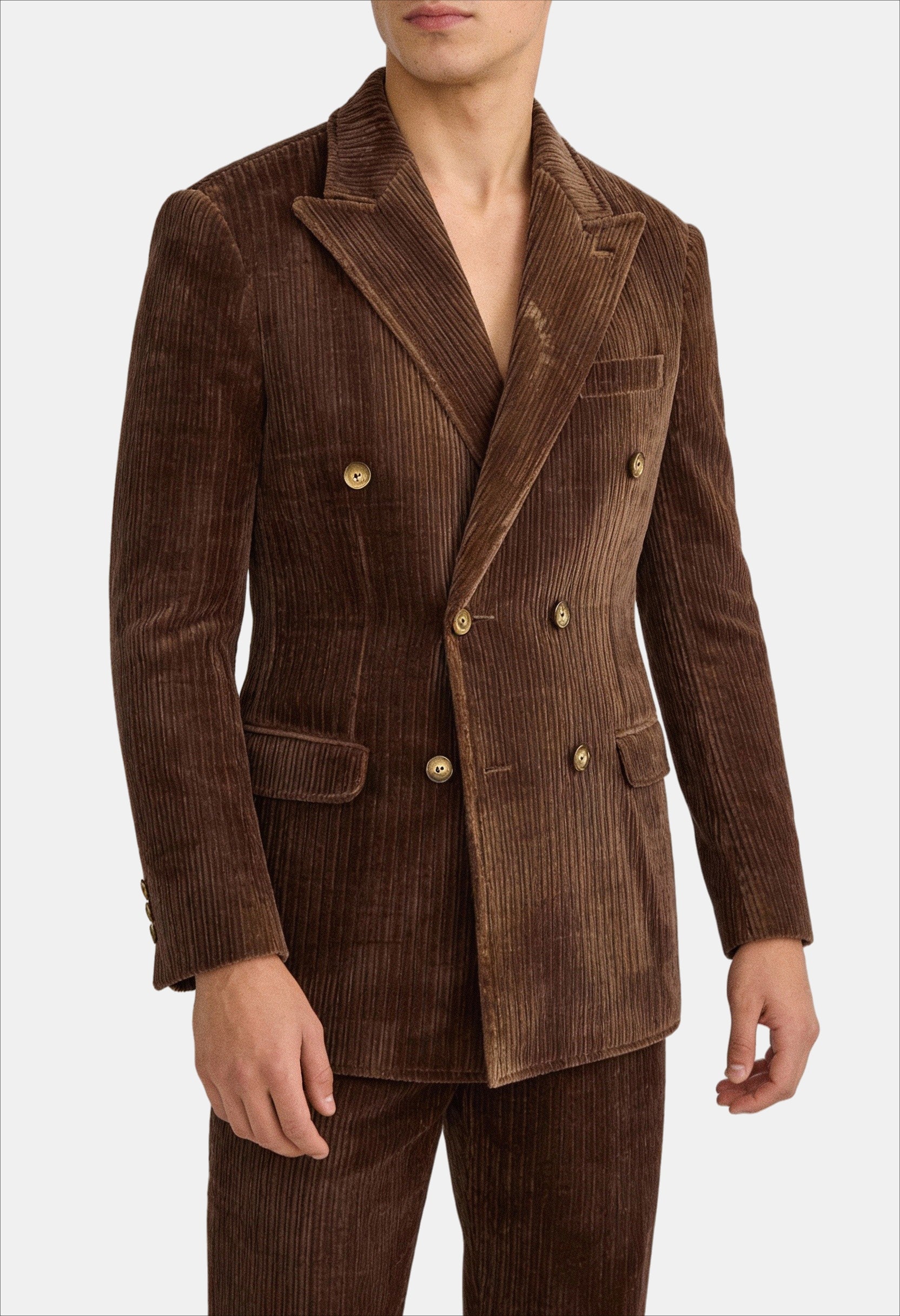Tailored Mens Double Breasted Suit
