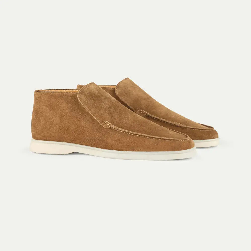 Wide Fit Suede Men's Loafers