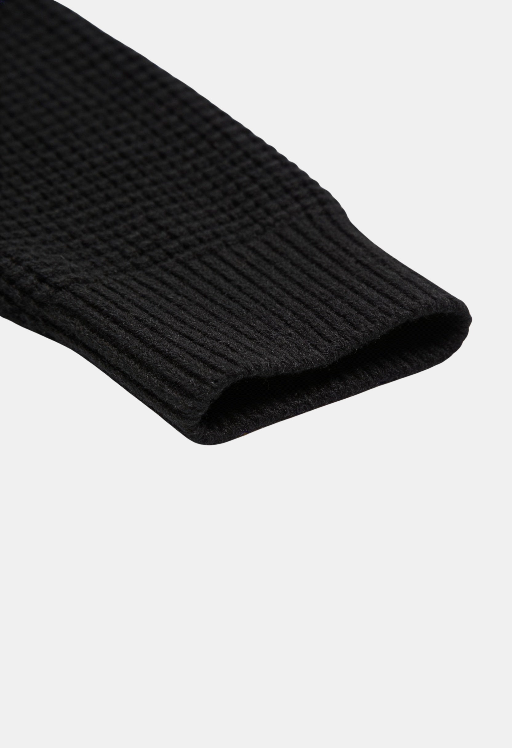 Men’s Textured Waffle Knit Sweater
