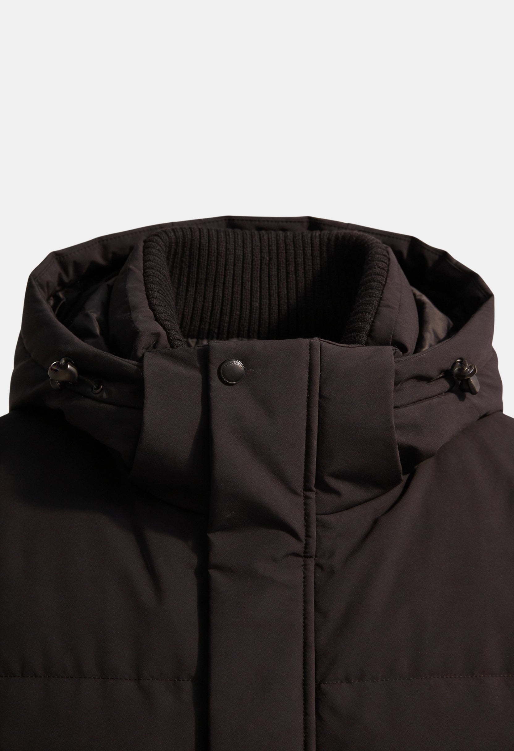 Long Hooded Puffer Parka for Men