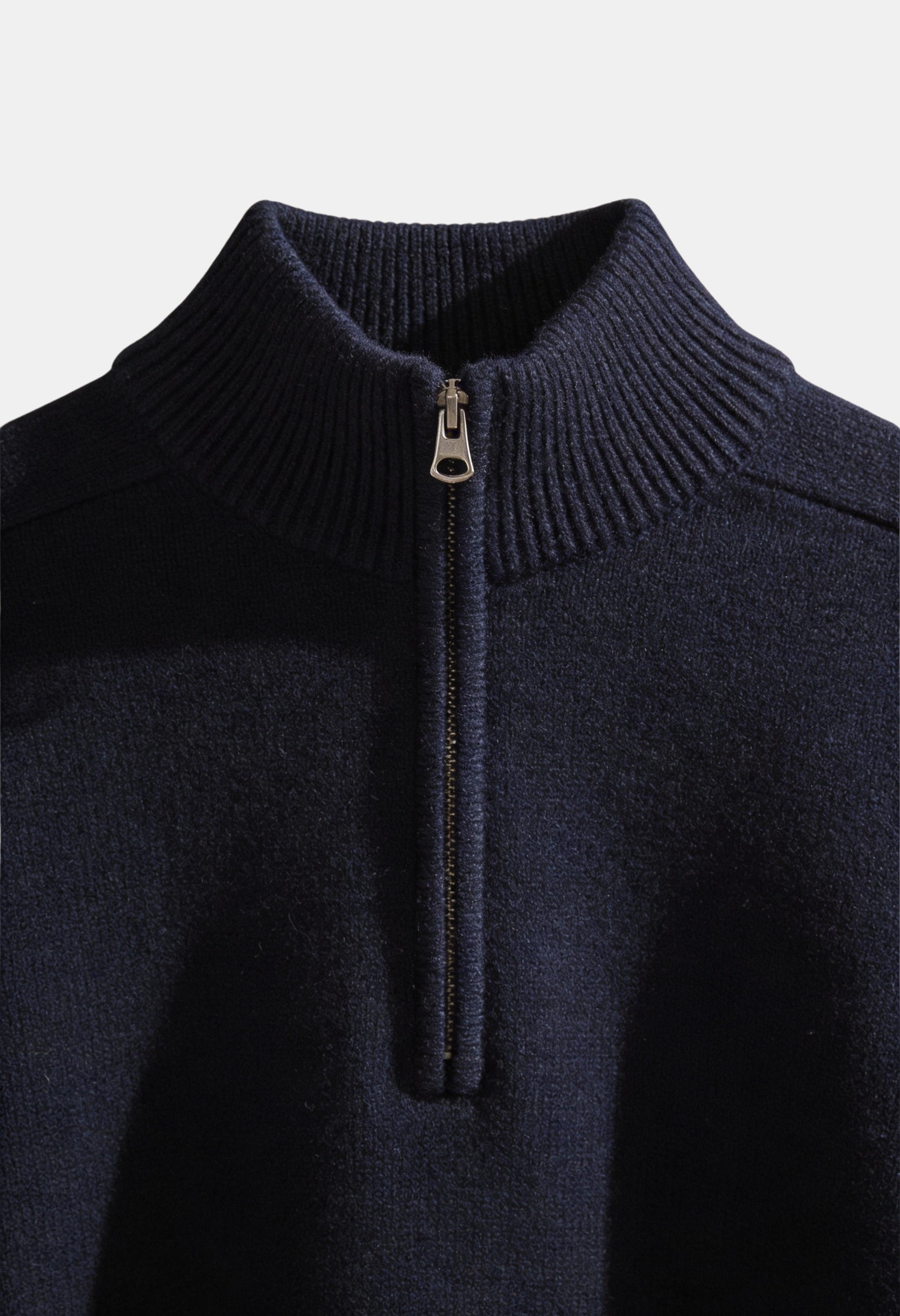 Refined Men's Merino Wool Half Zip Up Jumper