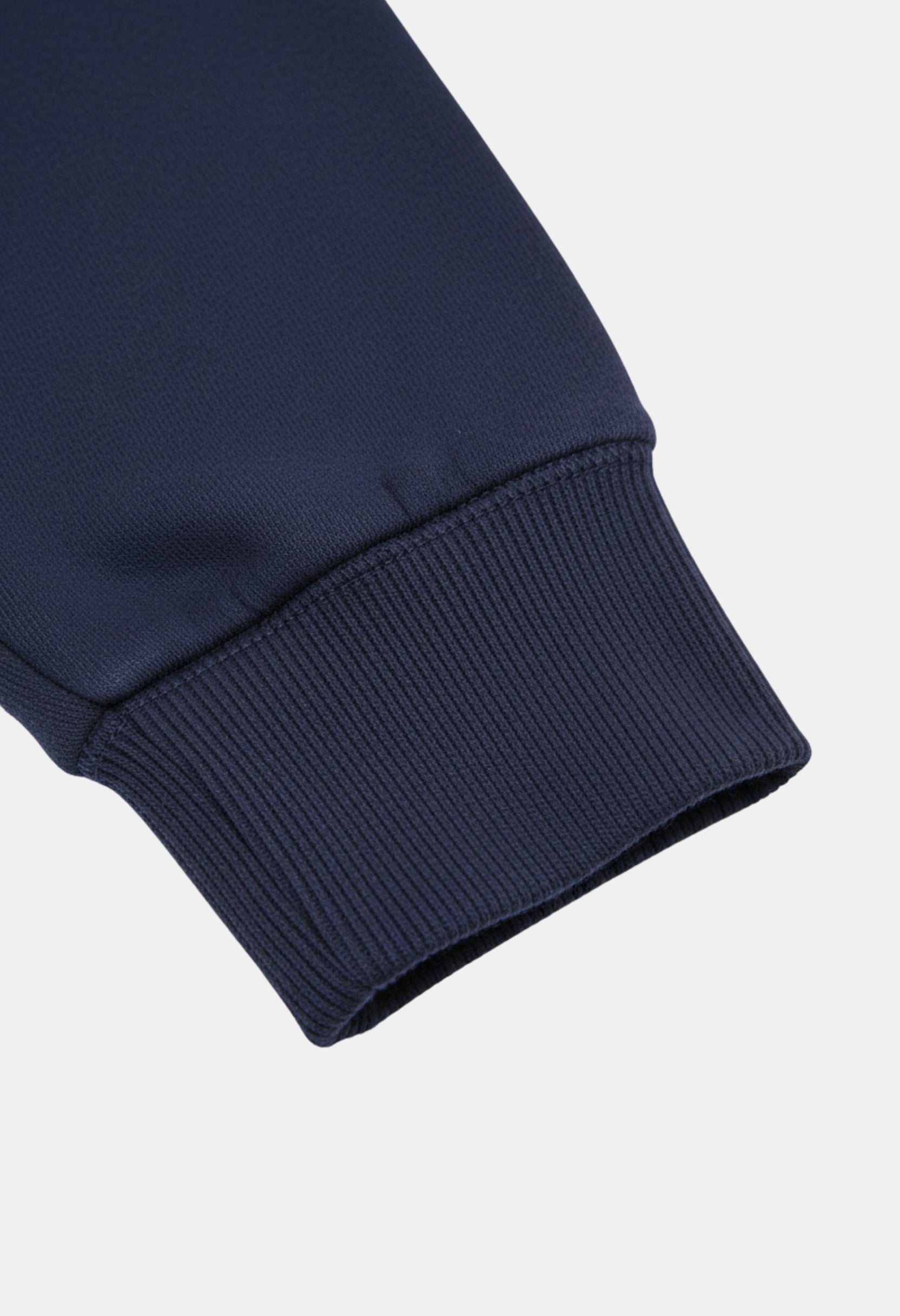 Men’s Contrast Collar Long-Sleeve Polo Shirt