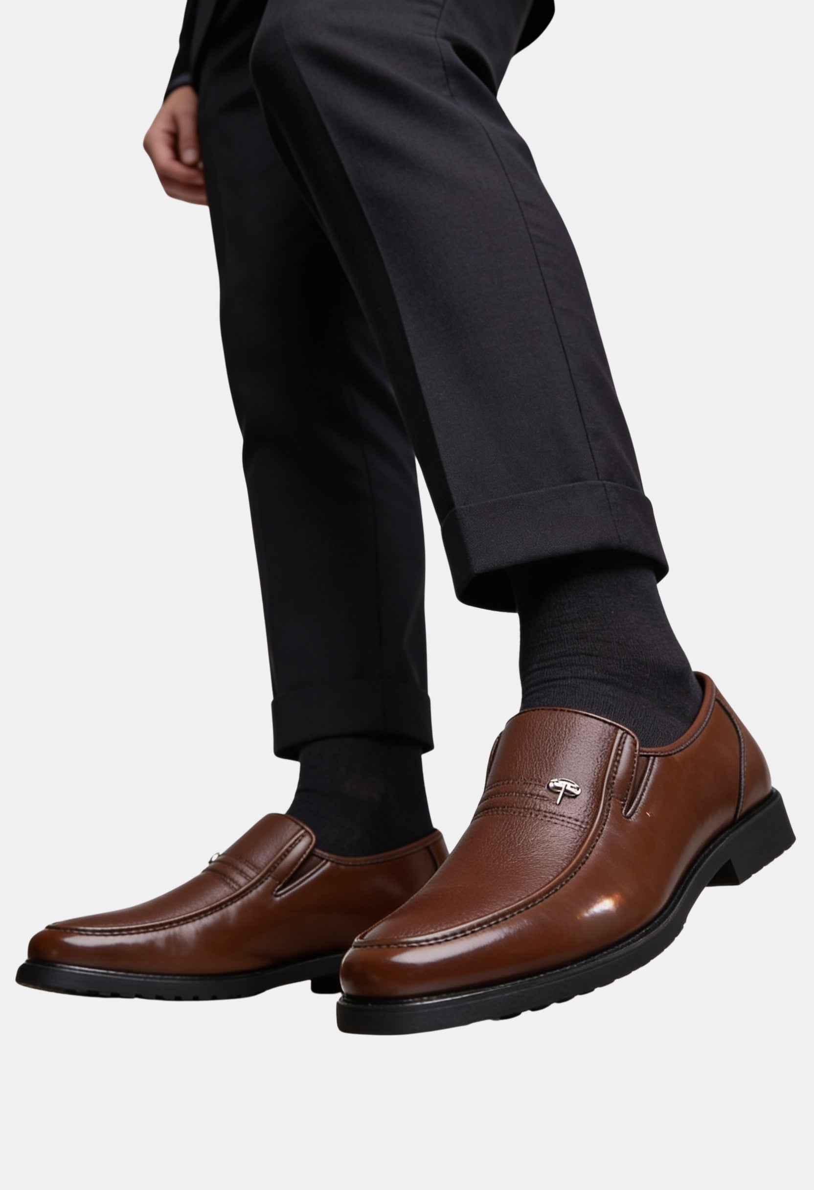 Classic Leather Slip-On Loafers