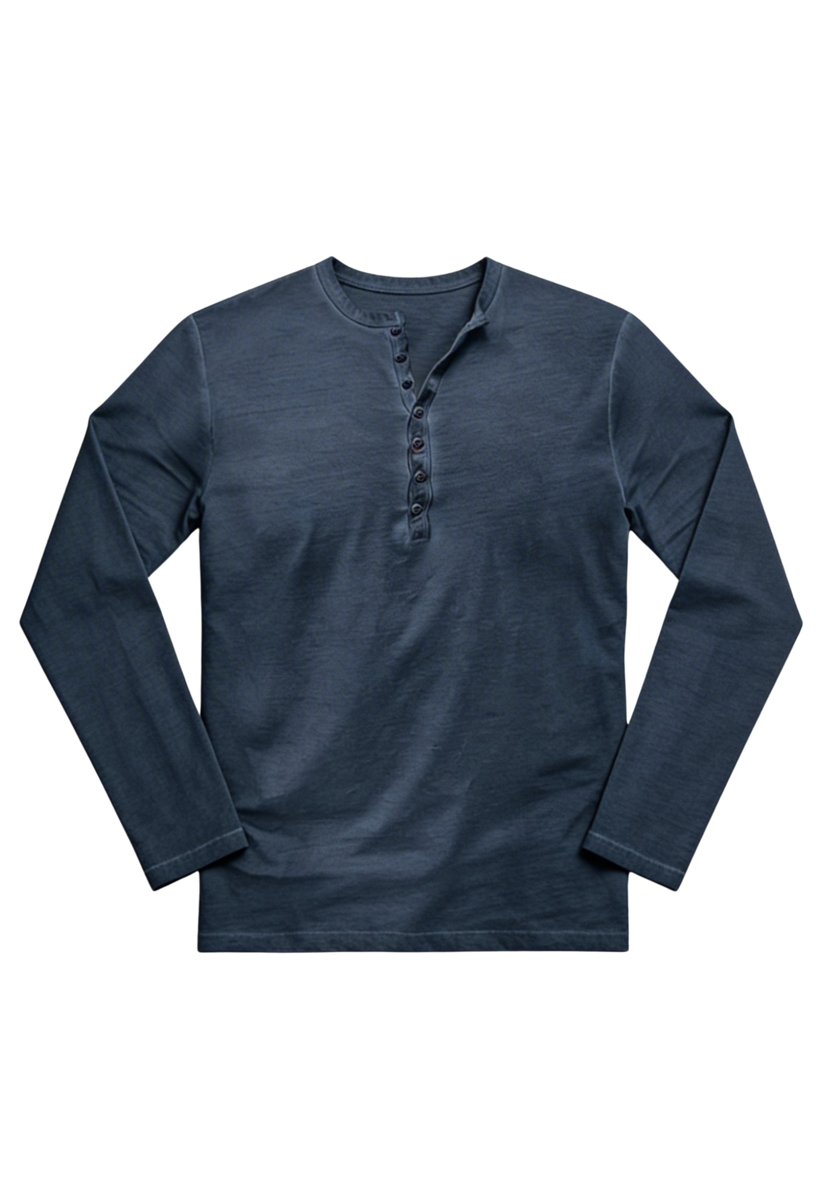 Classic Long Sleeve Henley Shirt